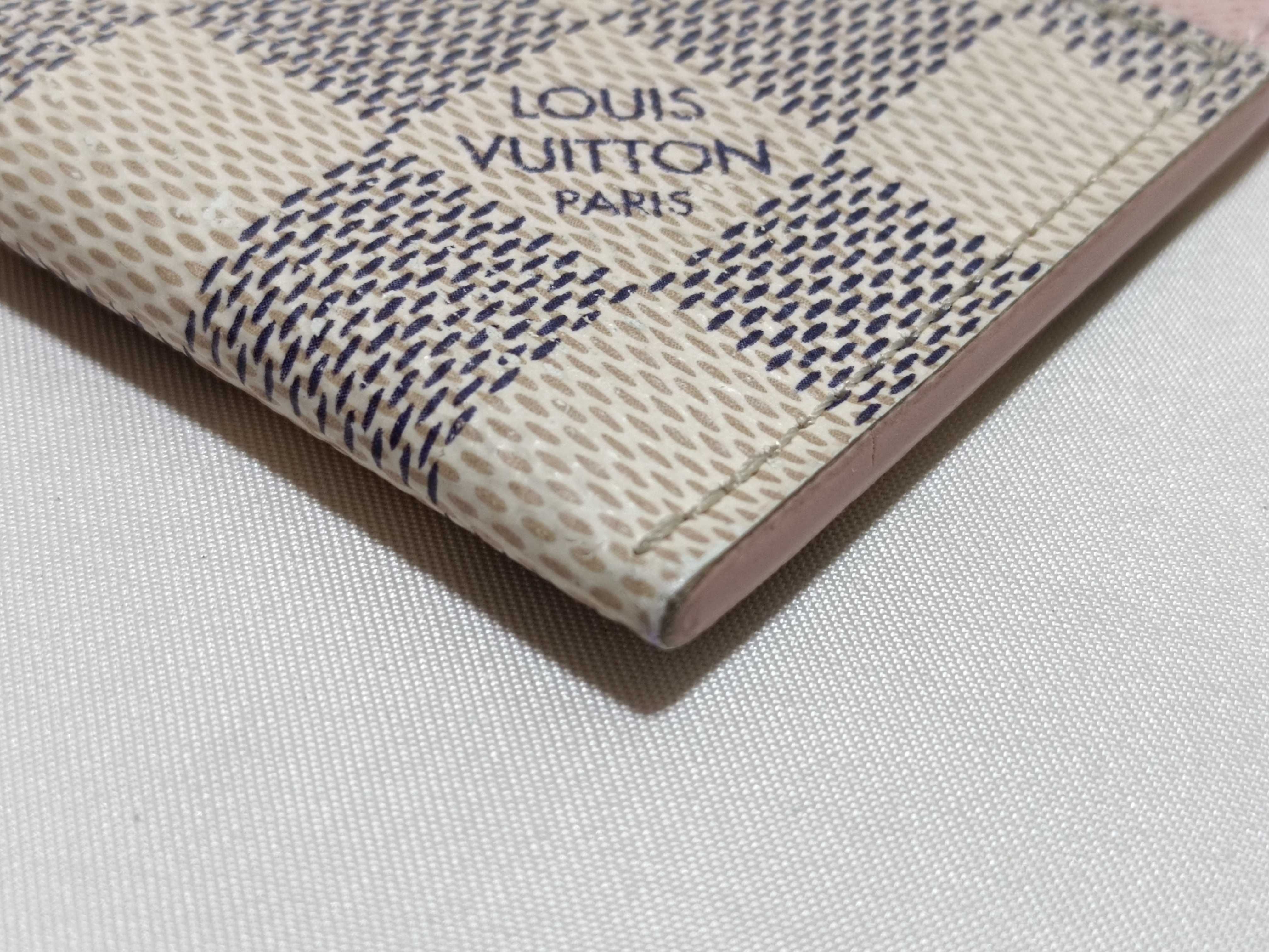 Damier Azur Portecarte Simple Card Case — view 3