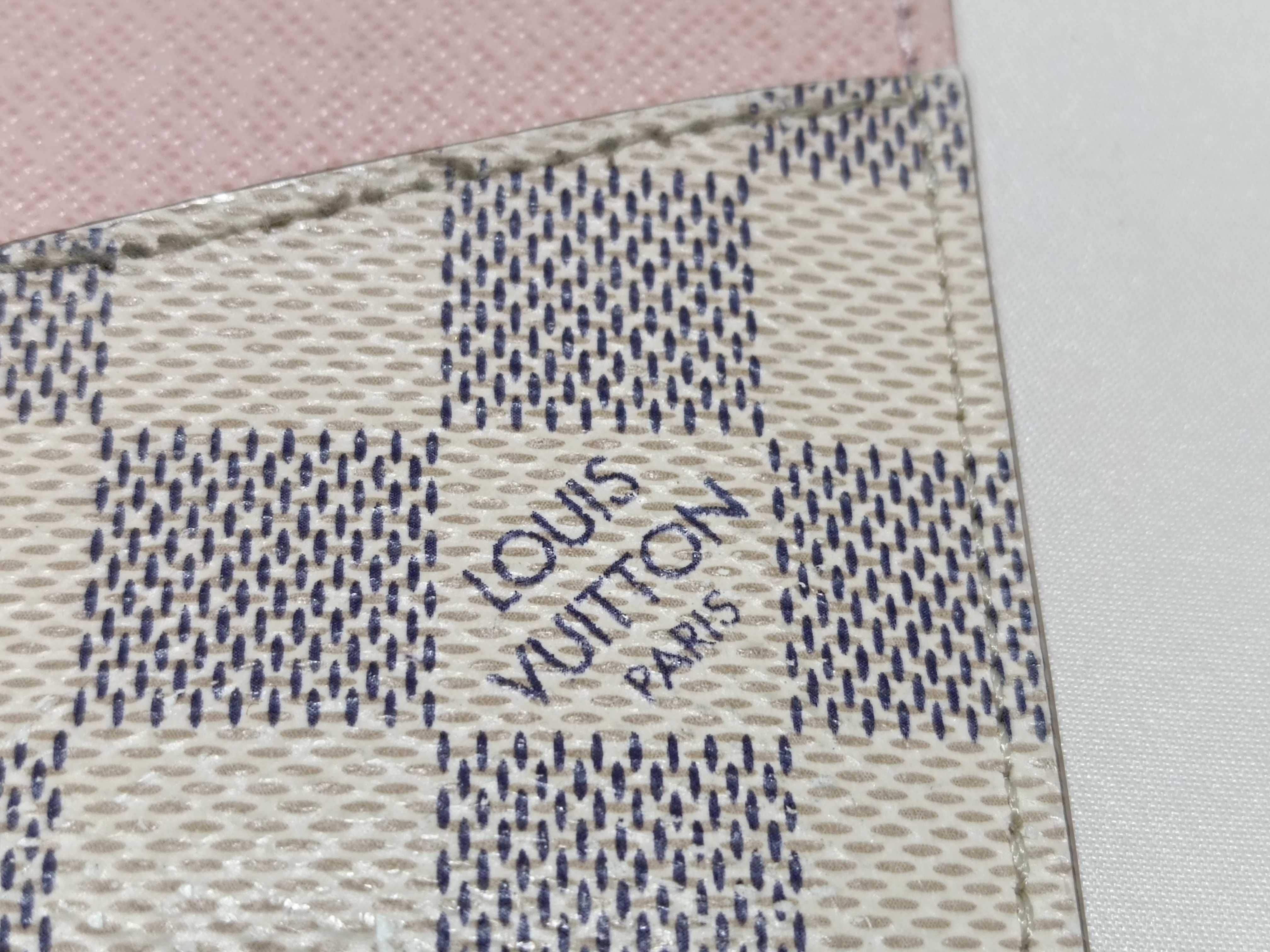 Damier Azur Portecarte Simple Card Case — view 5