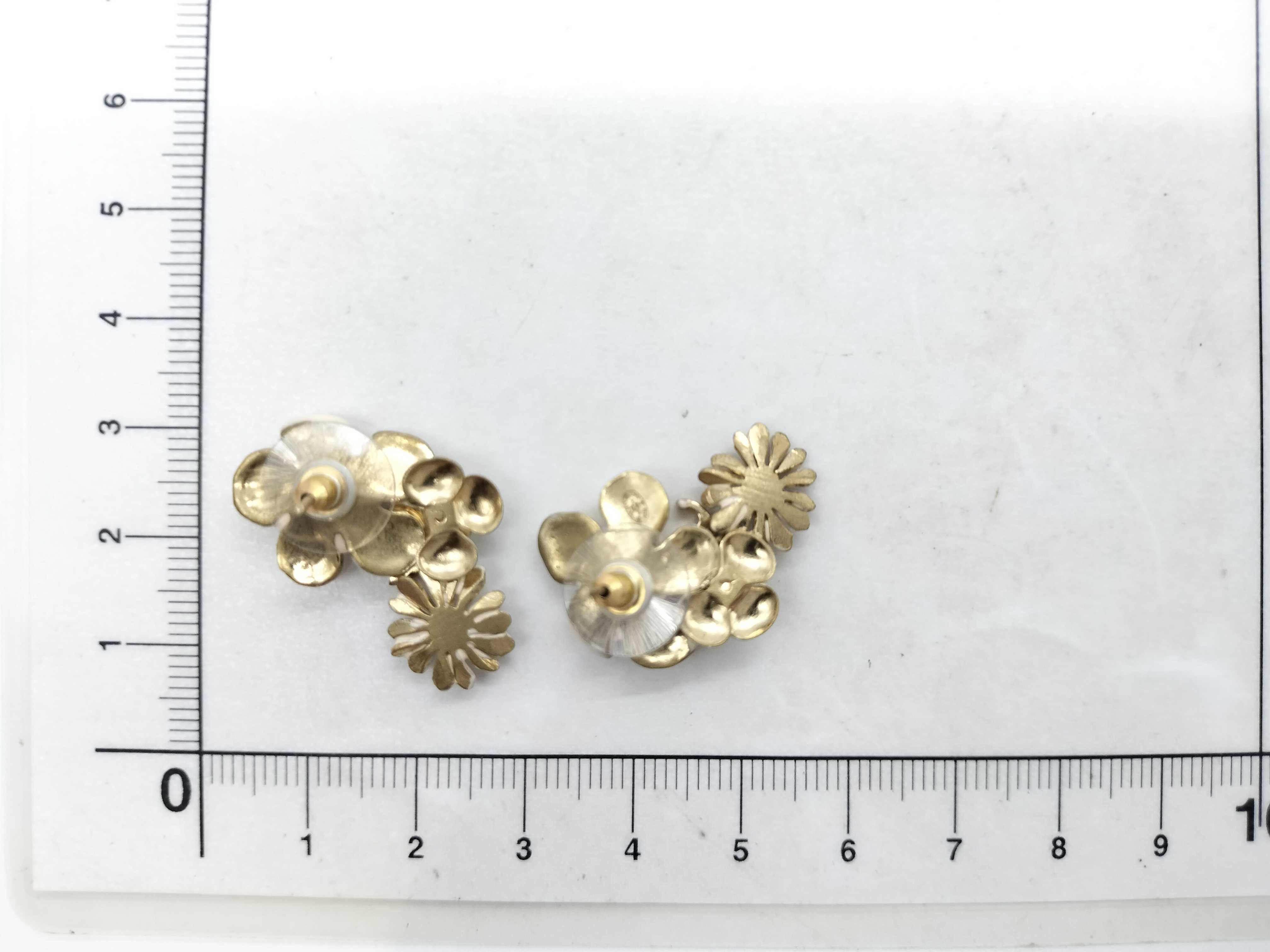 Flower Motif Coco Mark 10P Earrings — view 7