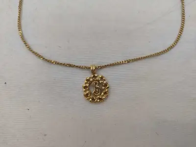 Vintage GP Necklace Gold Necklace