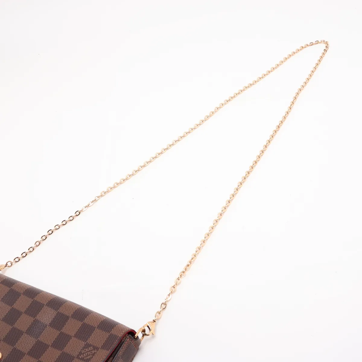 Damier Pochette Felicie N63032 FH0211 Brown, pouch missing, RFID detected. — view 5