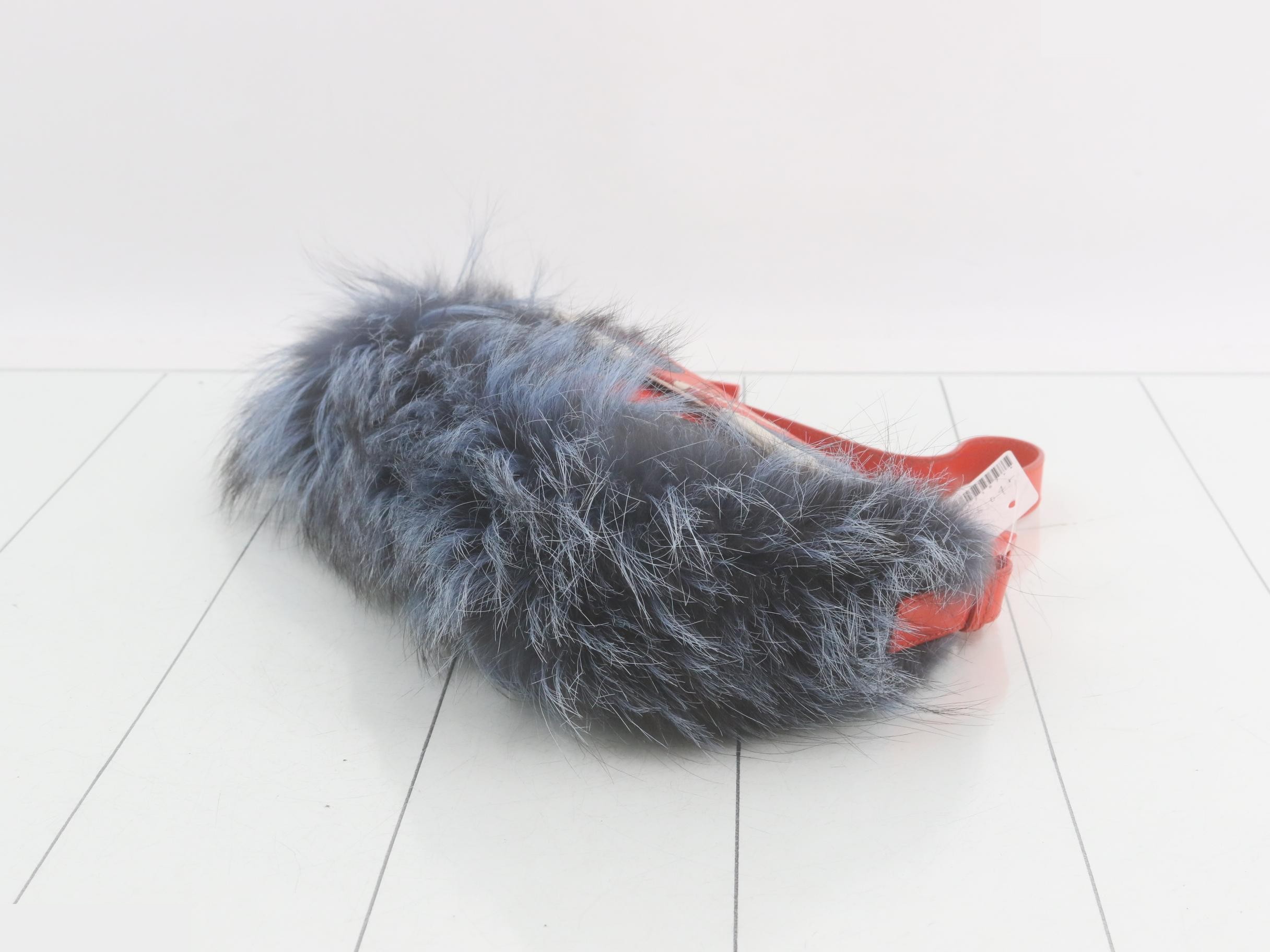 Monster Leather Fur One-Shoulder Bag — view 6