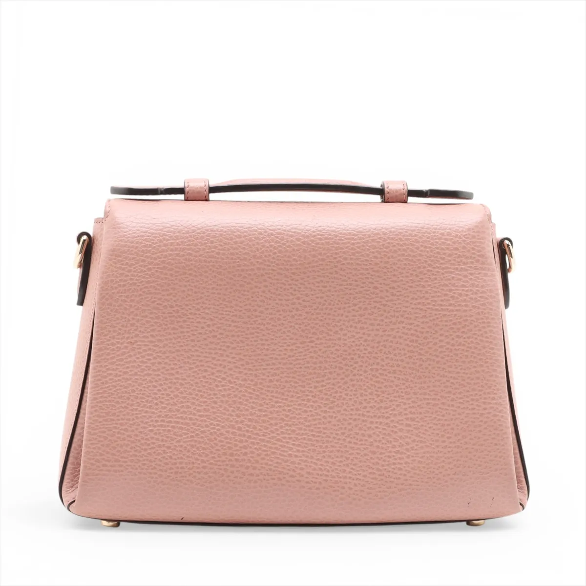 Interlocking G Leather 2WAY Handbag Pink 510302 Outlet — view 2