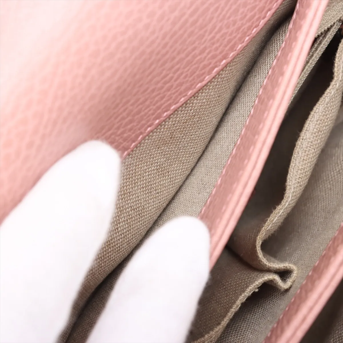 Interlocking G Leather 2WAY Handbag Pink 510302 Outlet — view 12