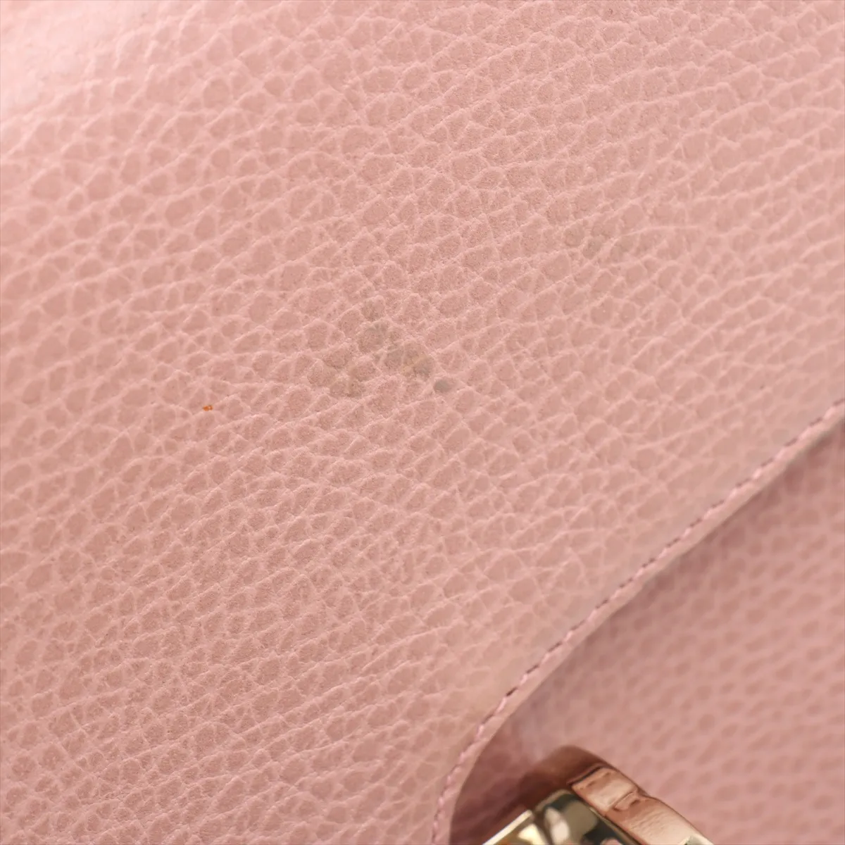 Interlocking G Leather 2WAY Handbag Pink 510302 Outlet — view 14