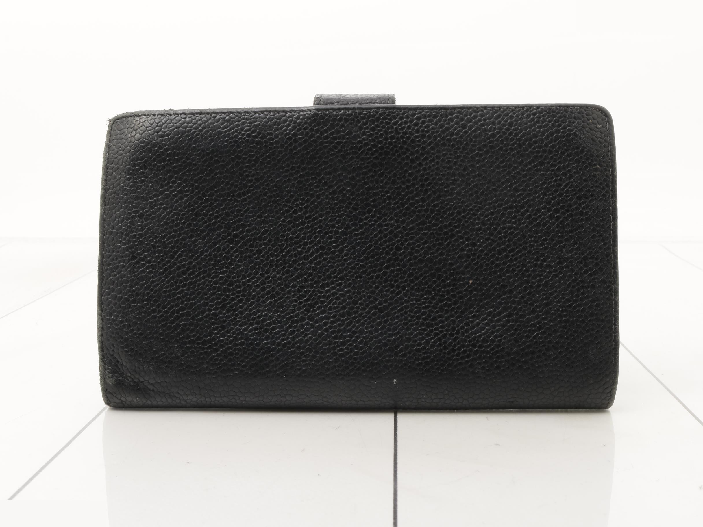 Caviar leather long wallet — view 2