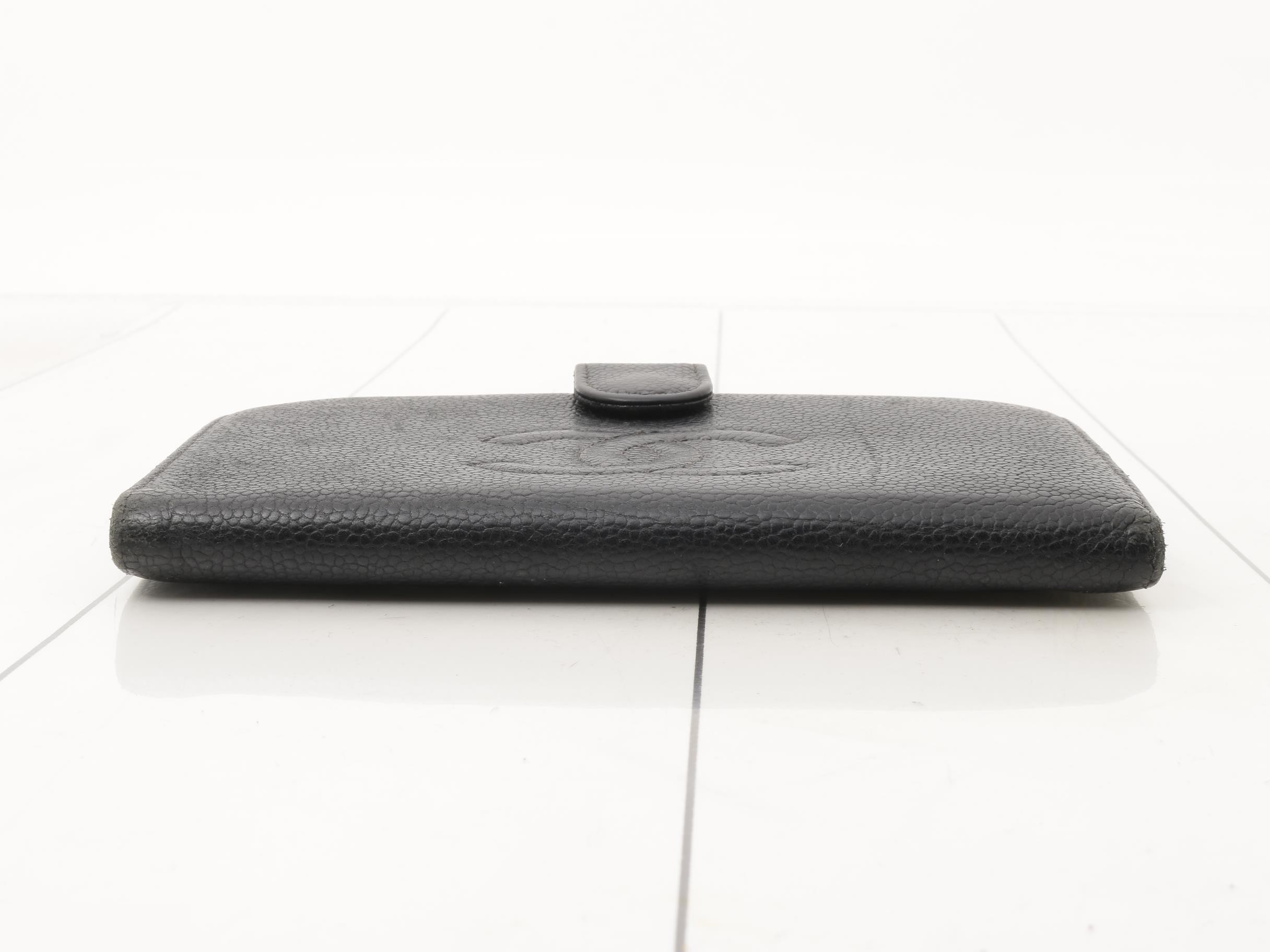Caviar leather long wallet — view 3