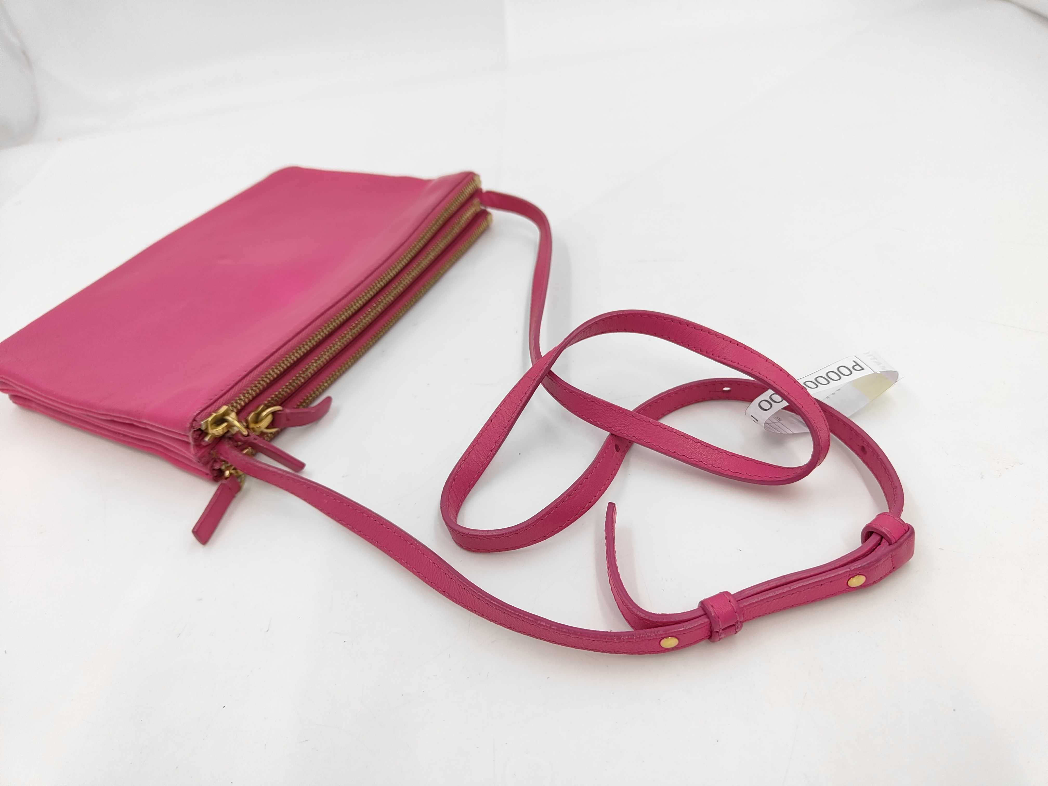 PH - Fluorescent Fushia Cowskin Leather Sling Bag (Shoulder Bag) — view 6
