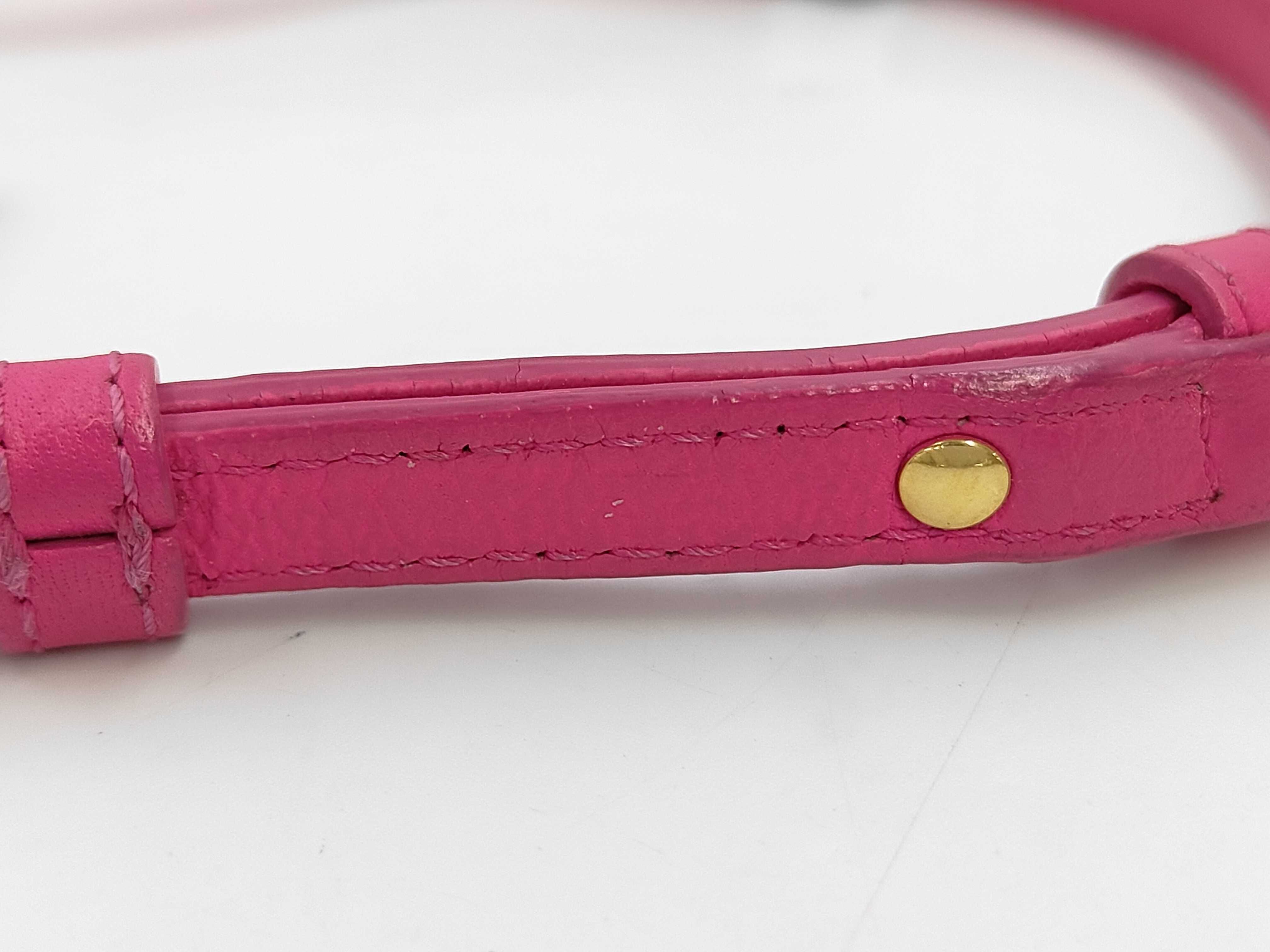 PH - Fluorescent Fushia Cowskin Leather Sling Bag (Shoulder Bag) — view 7