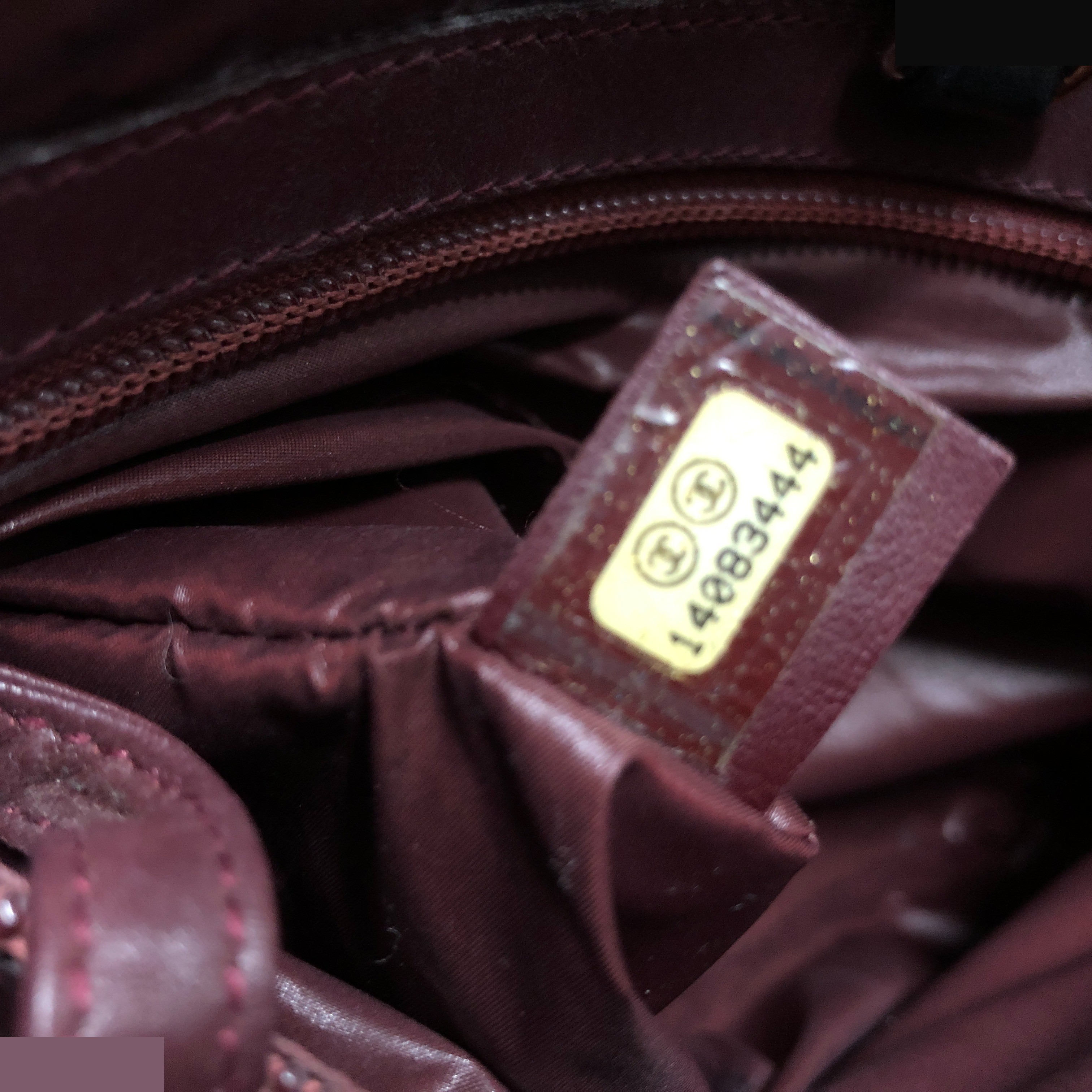 Coco Cocoon Tote Bag with Sticker, Item No. 14083444, Nylon, Black — view 6