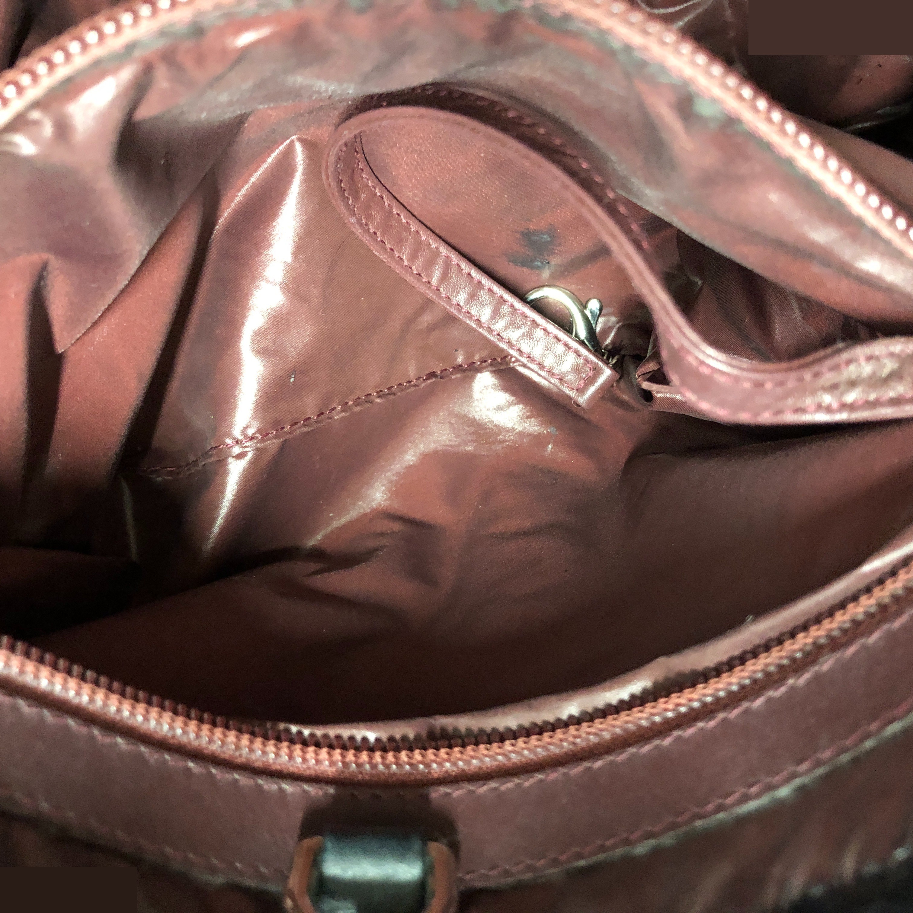 Coco Cocoon Tote Bag with Sticker, Item No. 14083444, Nylon, Black — view 7