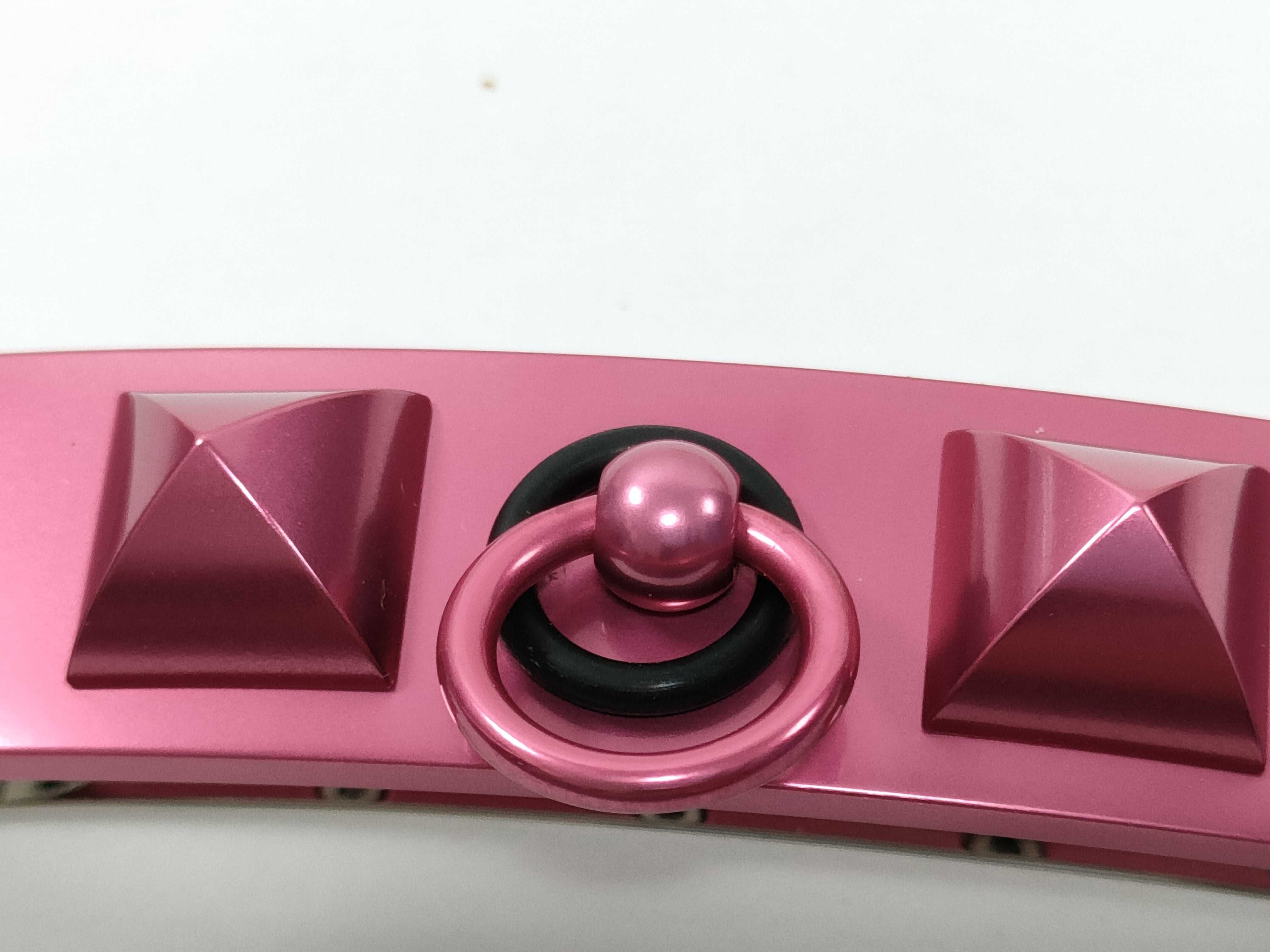 Medor Barrette, Pink with Silver Hardware, Unused, Hair Accessory — view 9