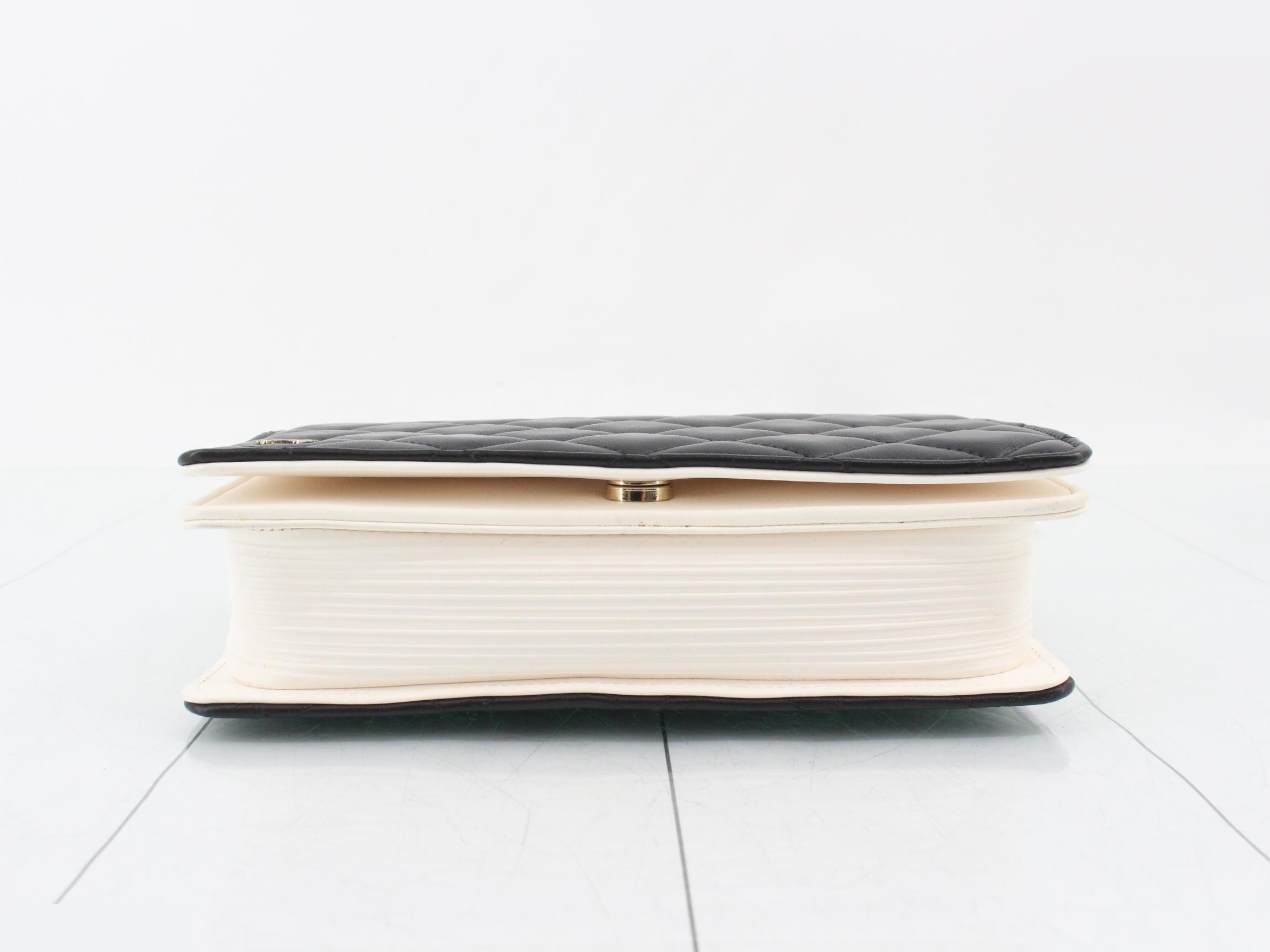 Book Lambskin Matelassé Chain Wallet — view 3