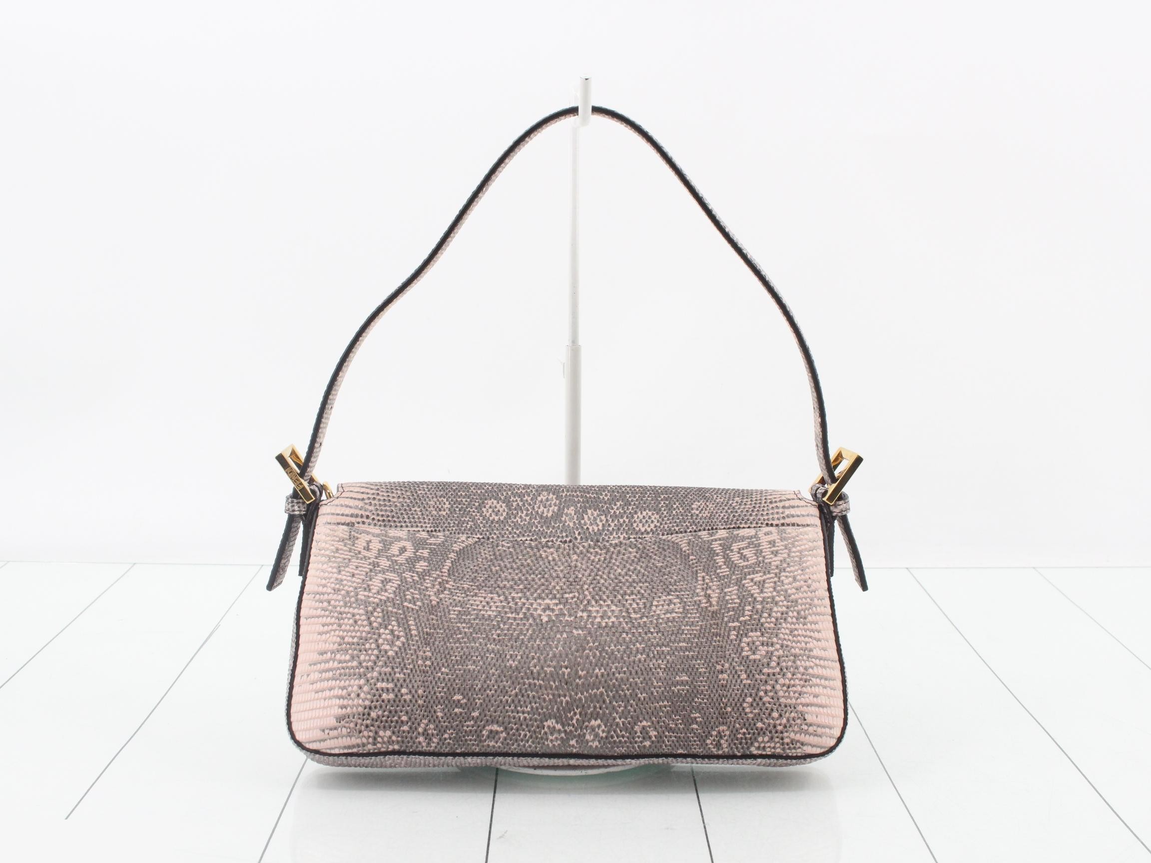 Mamma Bucket 8BR792 Lizard Shoulder Bag — view 2