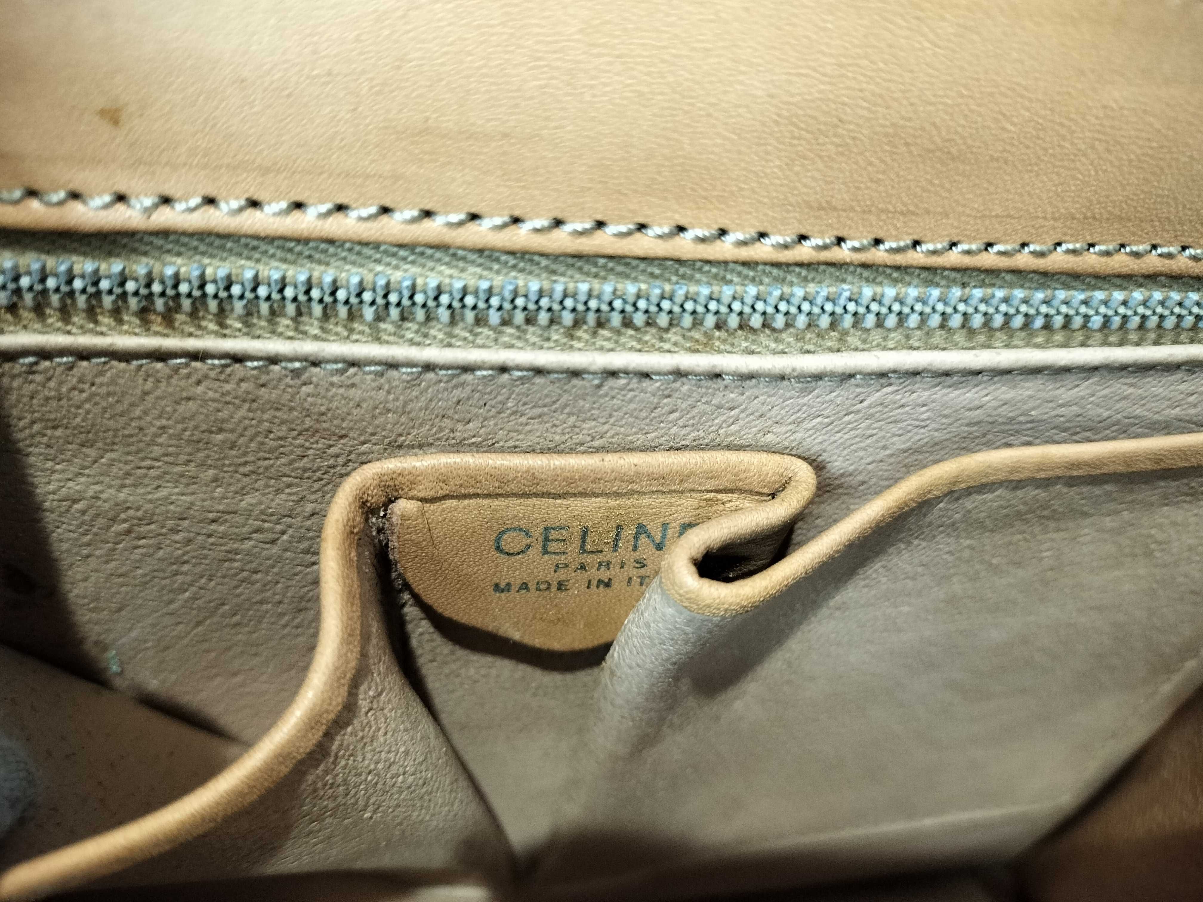 handbag with globe hardware and Macadam pattern — view 11