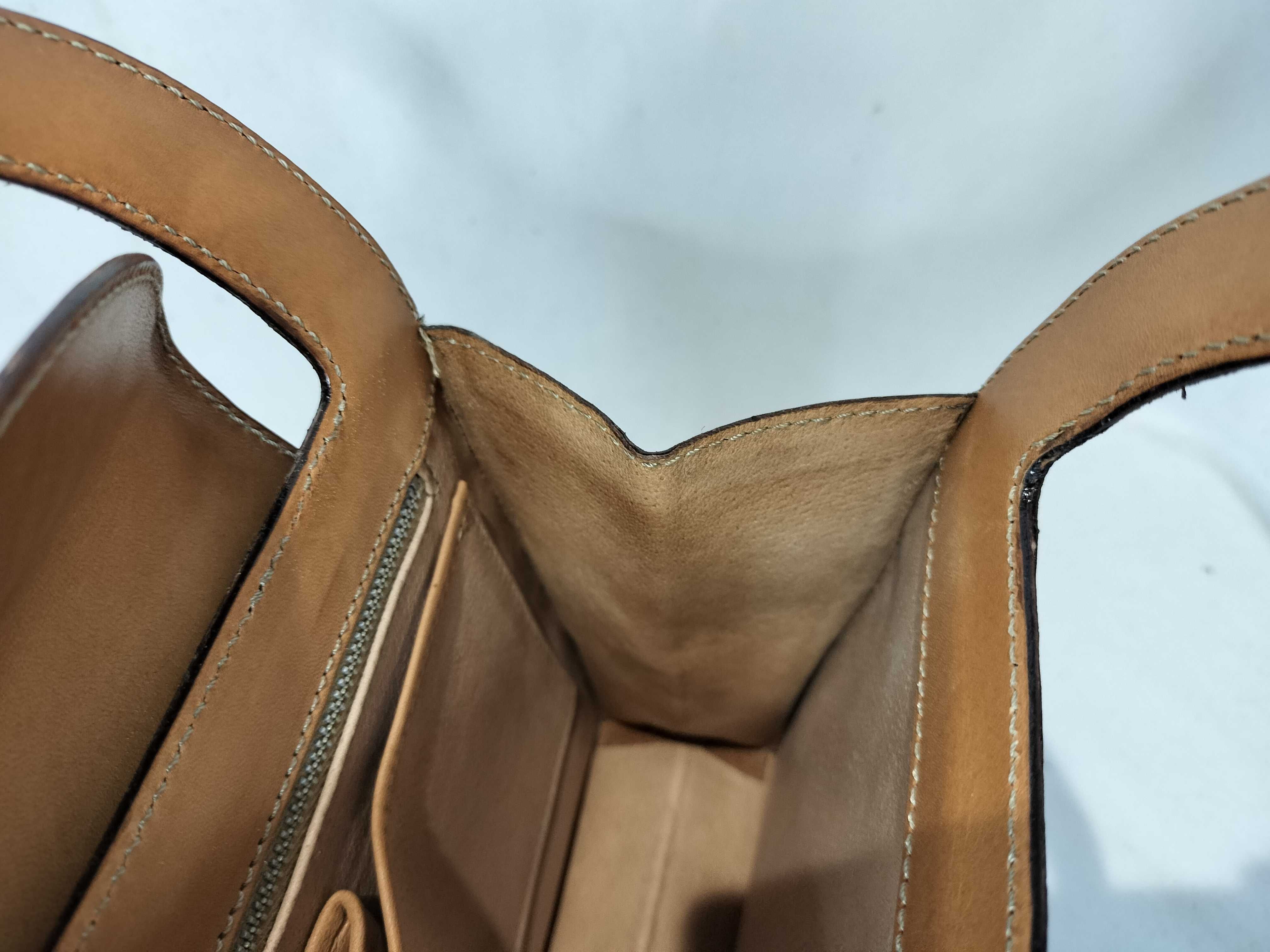 handbag with globe hardware and Macadam pattern — view 12