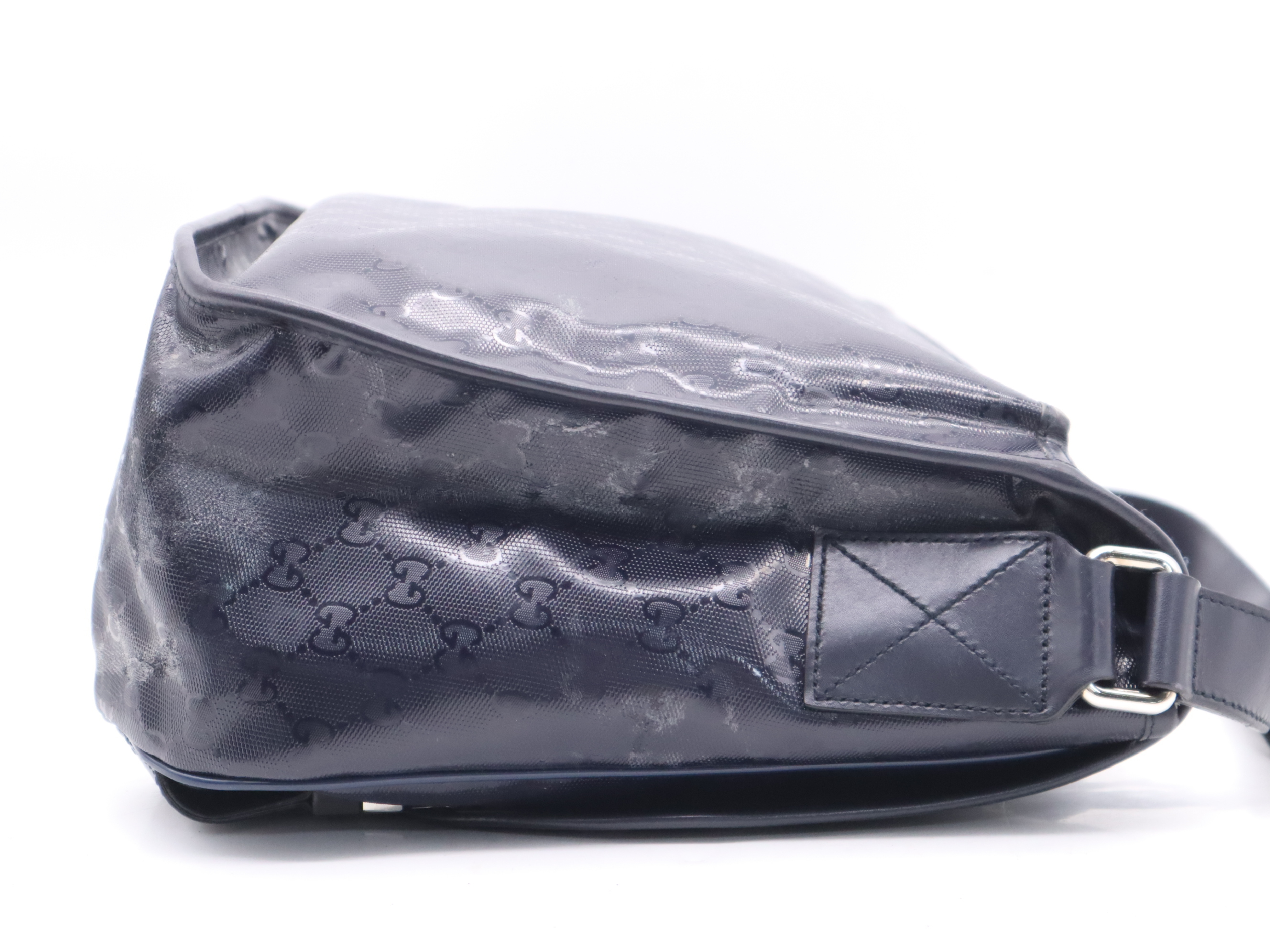 201725 GG Imprime Messenger Bag, Black, with dust bag, shoulder bag — view 5