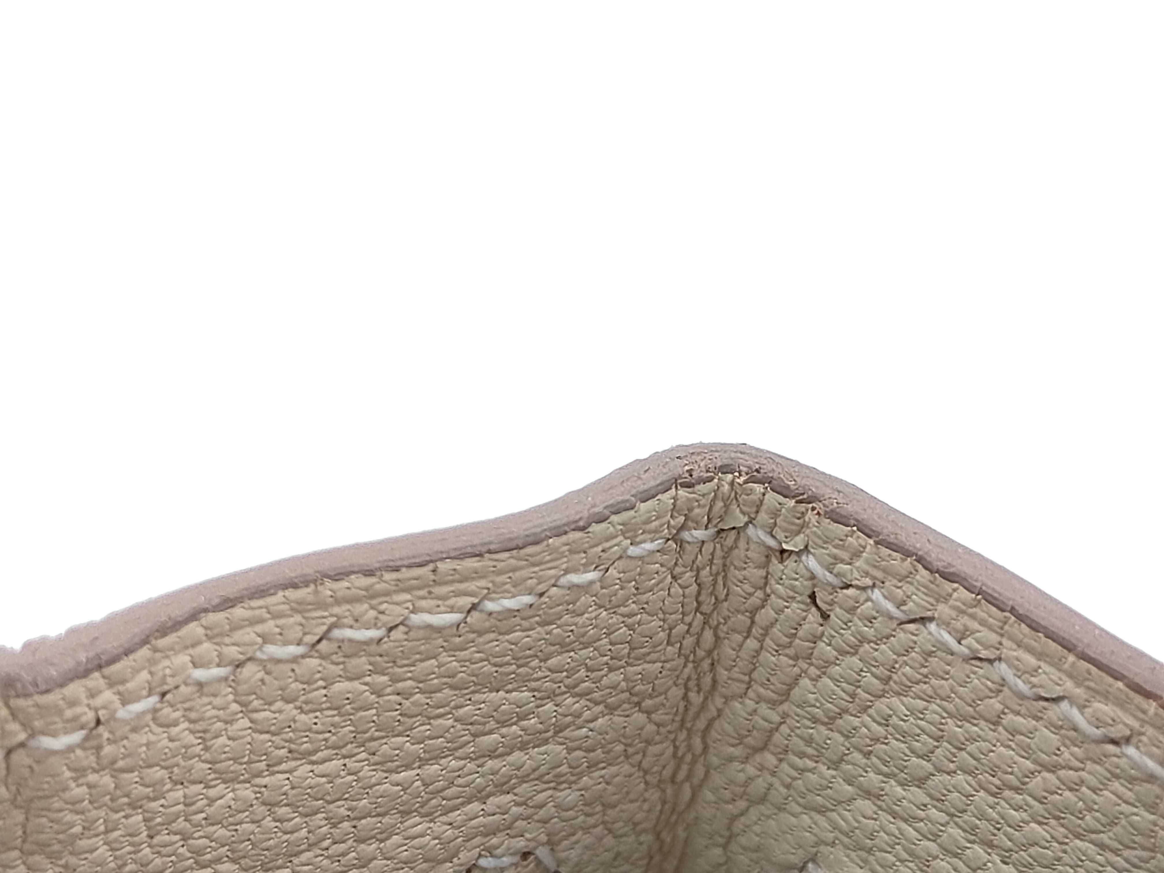 Birkin 25 Togo Leather, Gold Hardware, Gold Stamp Handbag — view 12