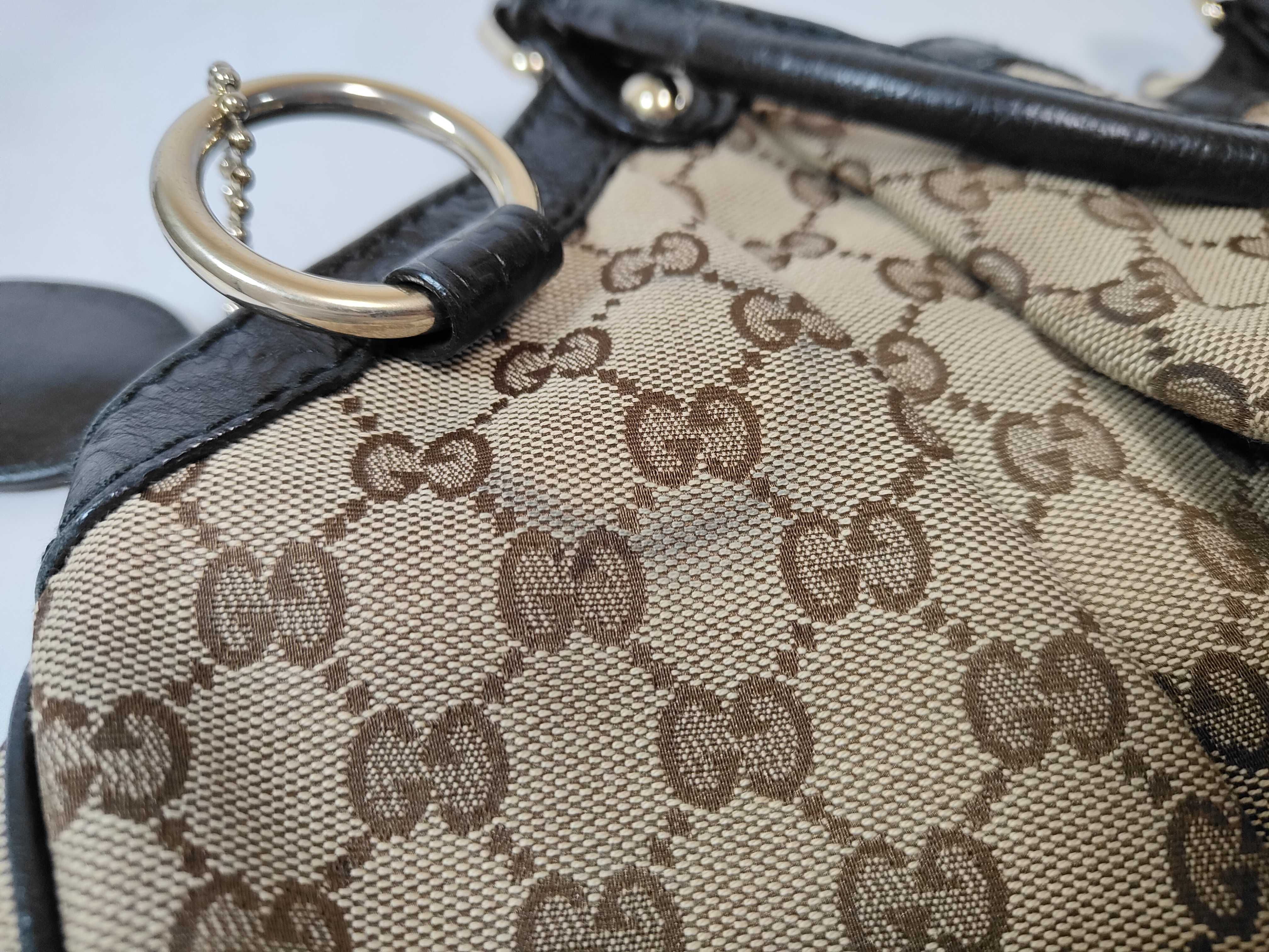 GG Sukey GG Jacquard Tote Bag 211944 Tote Bag — view 13