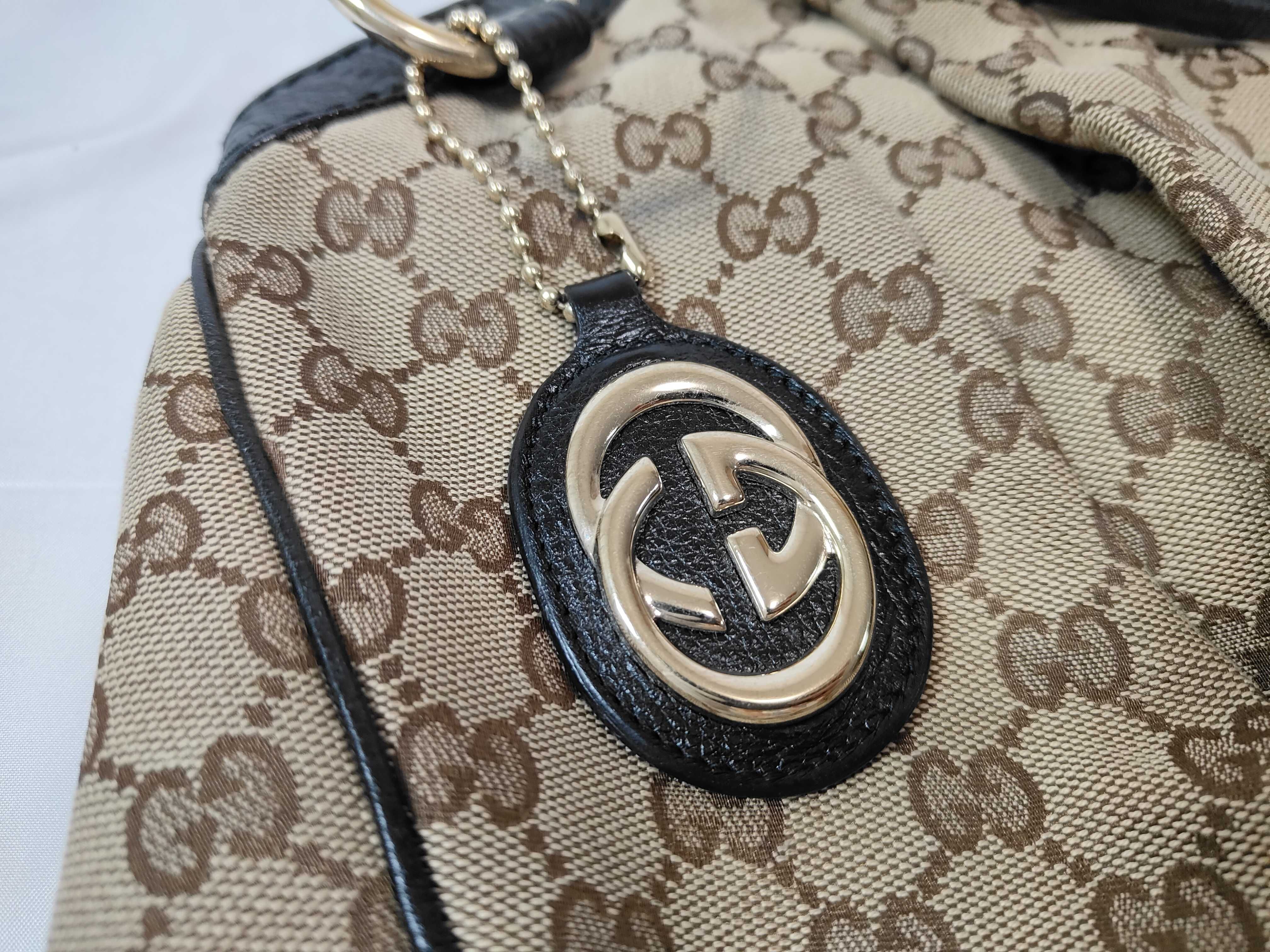 GG Sukey GG Jacquard Tote Bag 211944 Tote Bag — view 14