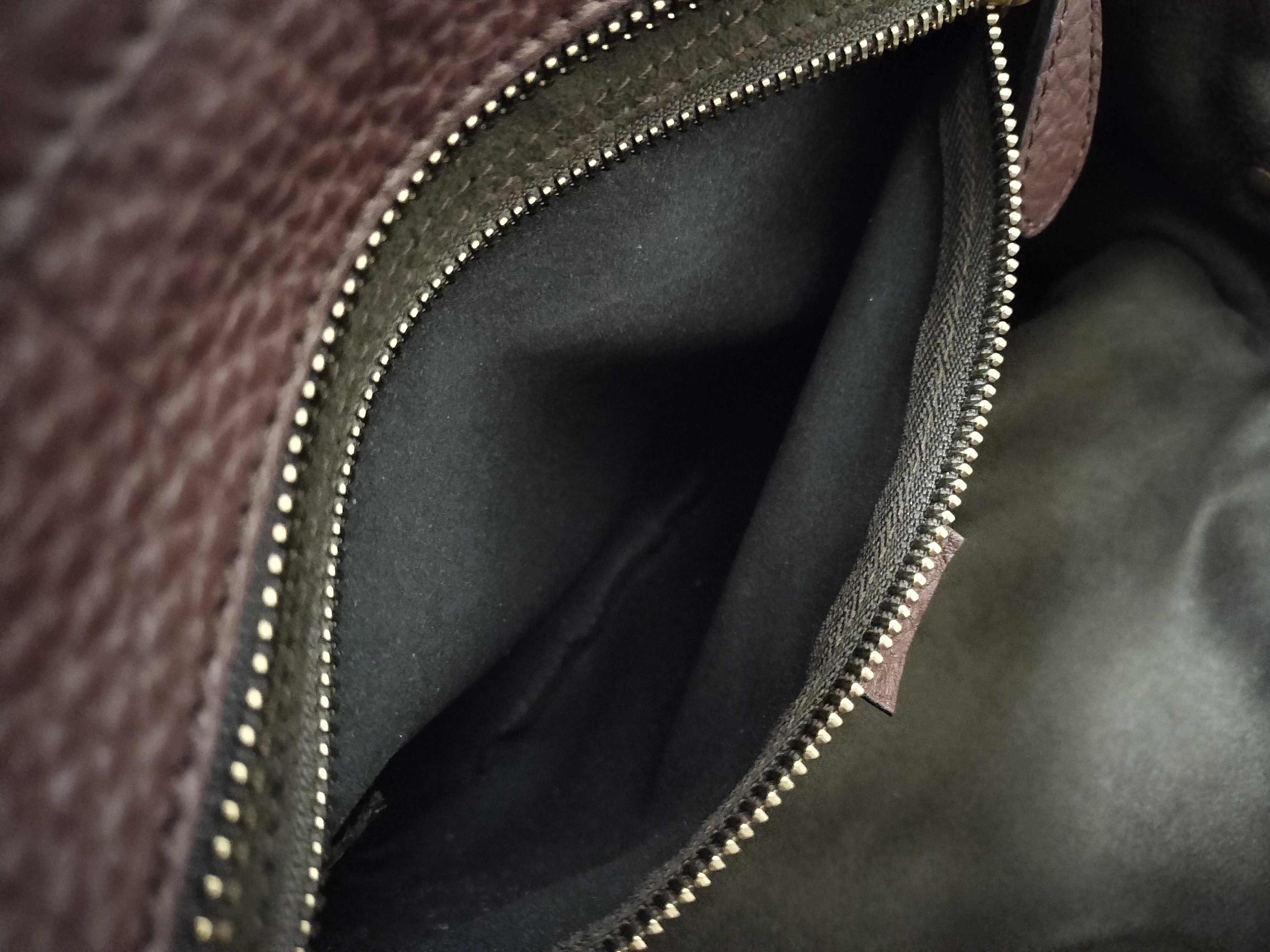 165213 Luggage Mini Shopper Tote Leather Brown Tote Bag — view 11