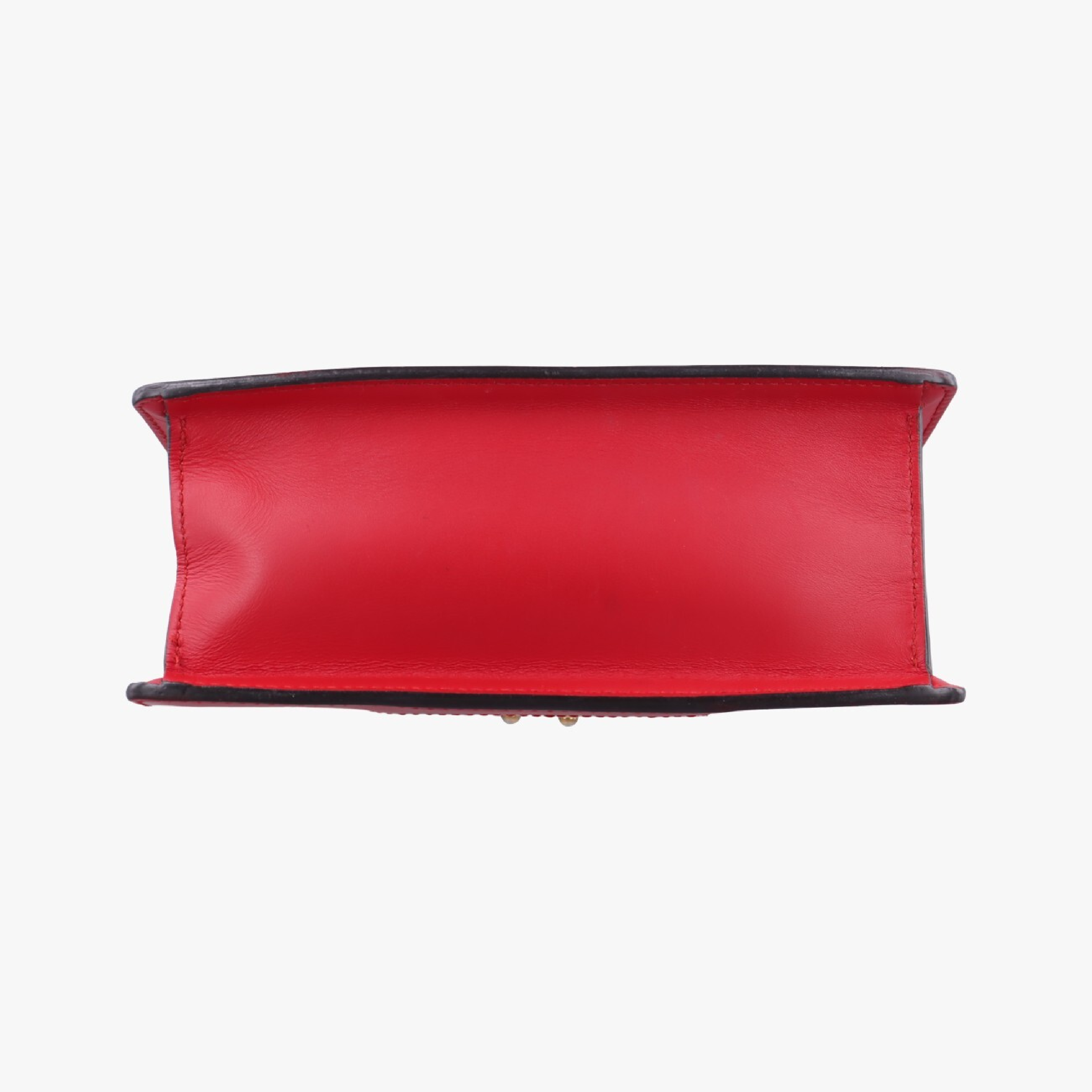 Sylvie Red Leather Shoulder Bag 470270 I021588765 — view 3