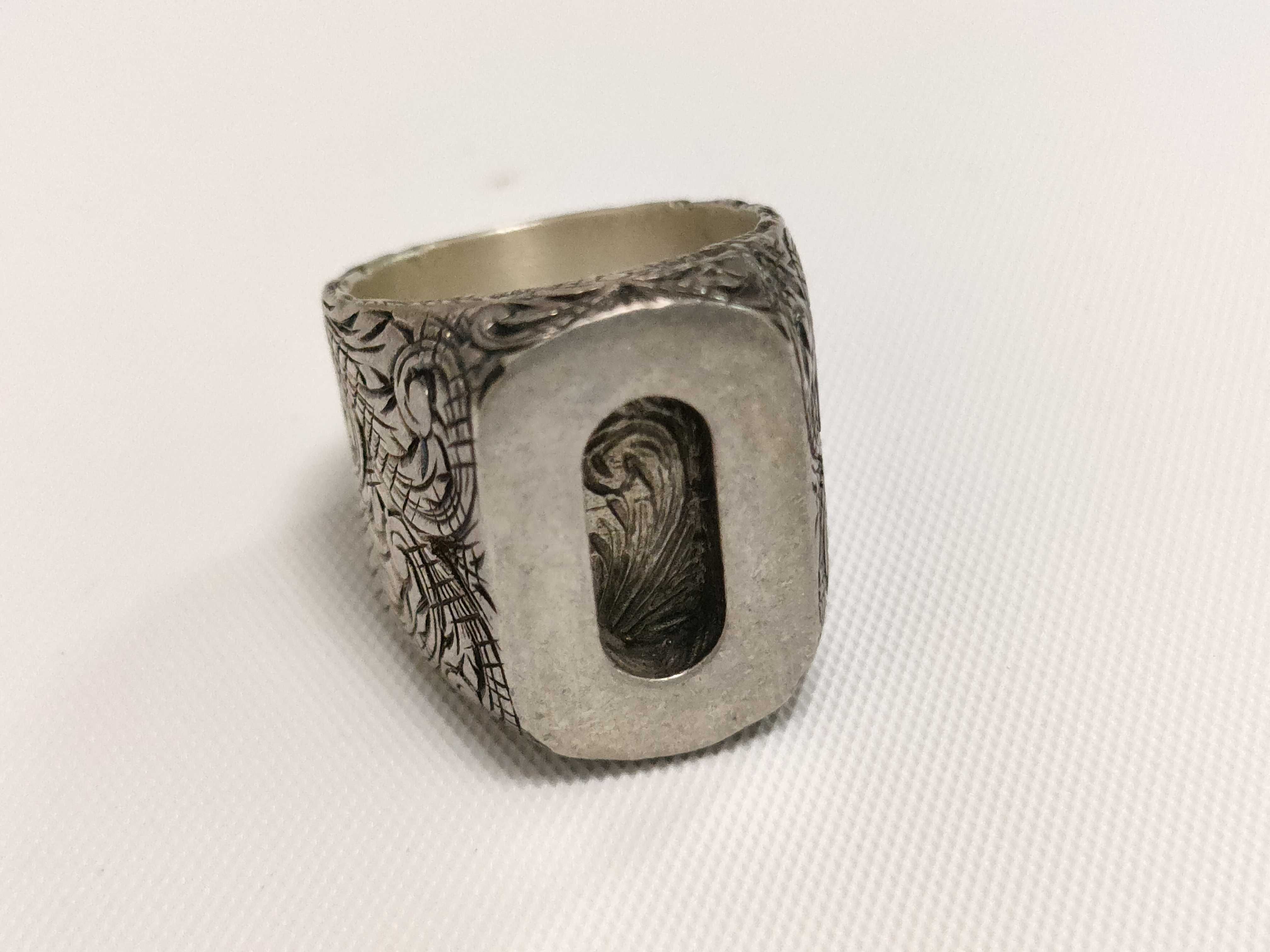 Arabesque Alphabet Ring, SV925 Ring — view 4