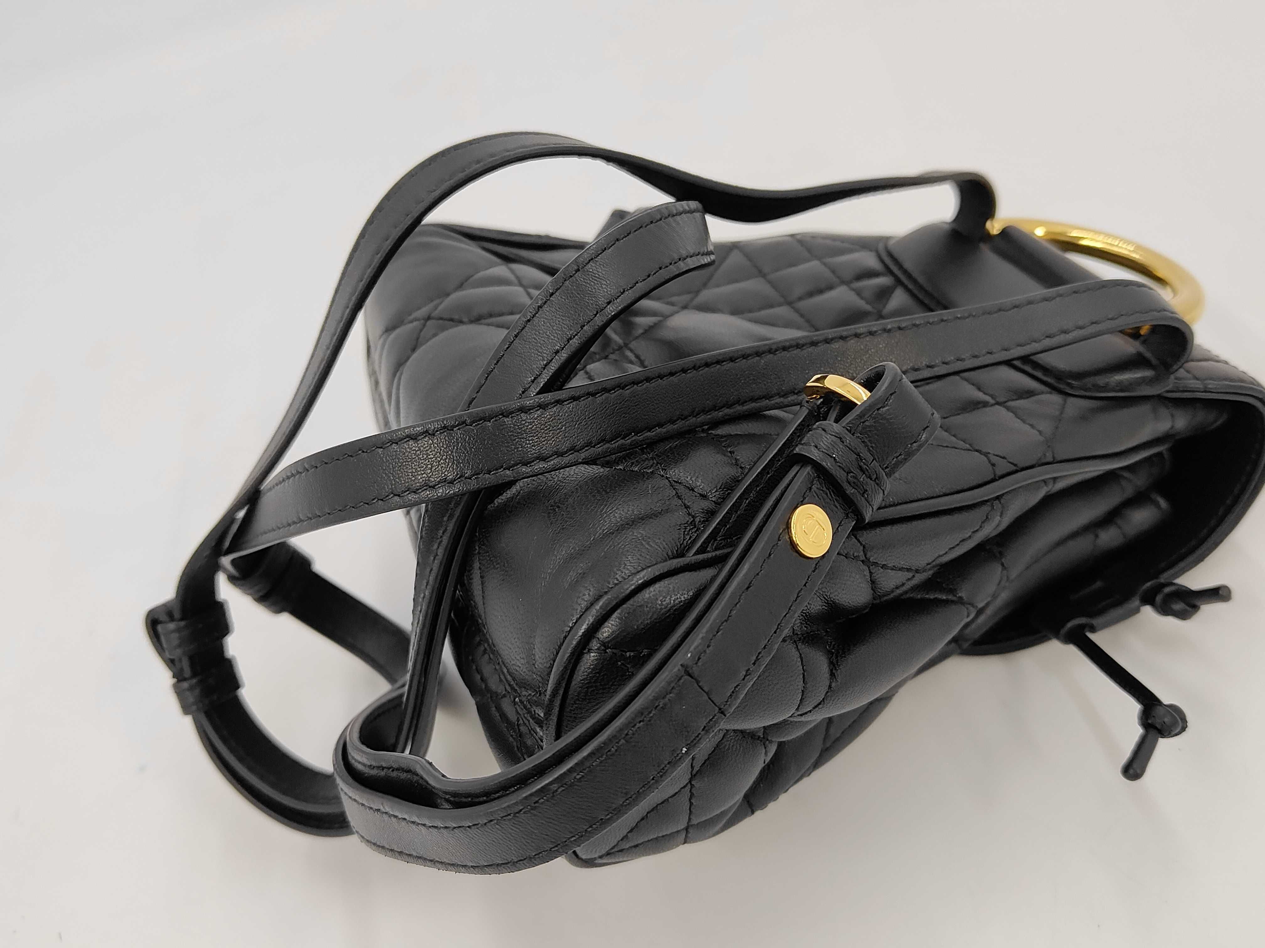 Macro Cannage Leather Backpack Rucksack — view 3