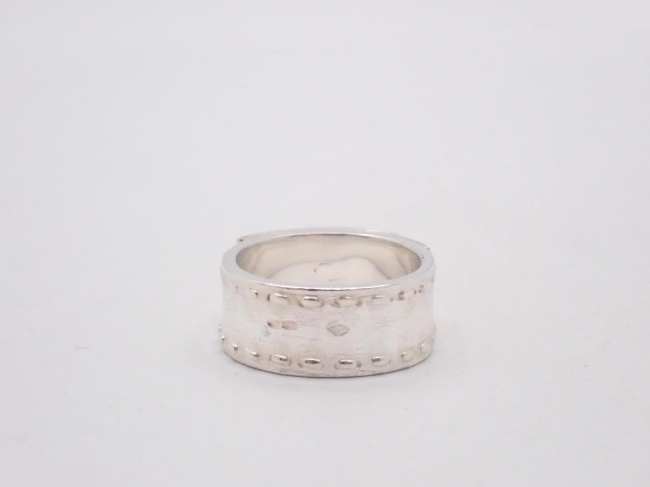 Kelly Ring, 925/750, 9.4g, Stamped 50, Actual Size #8.5 — view 2