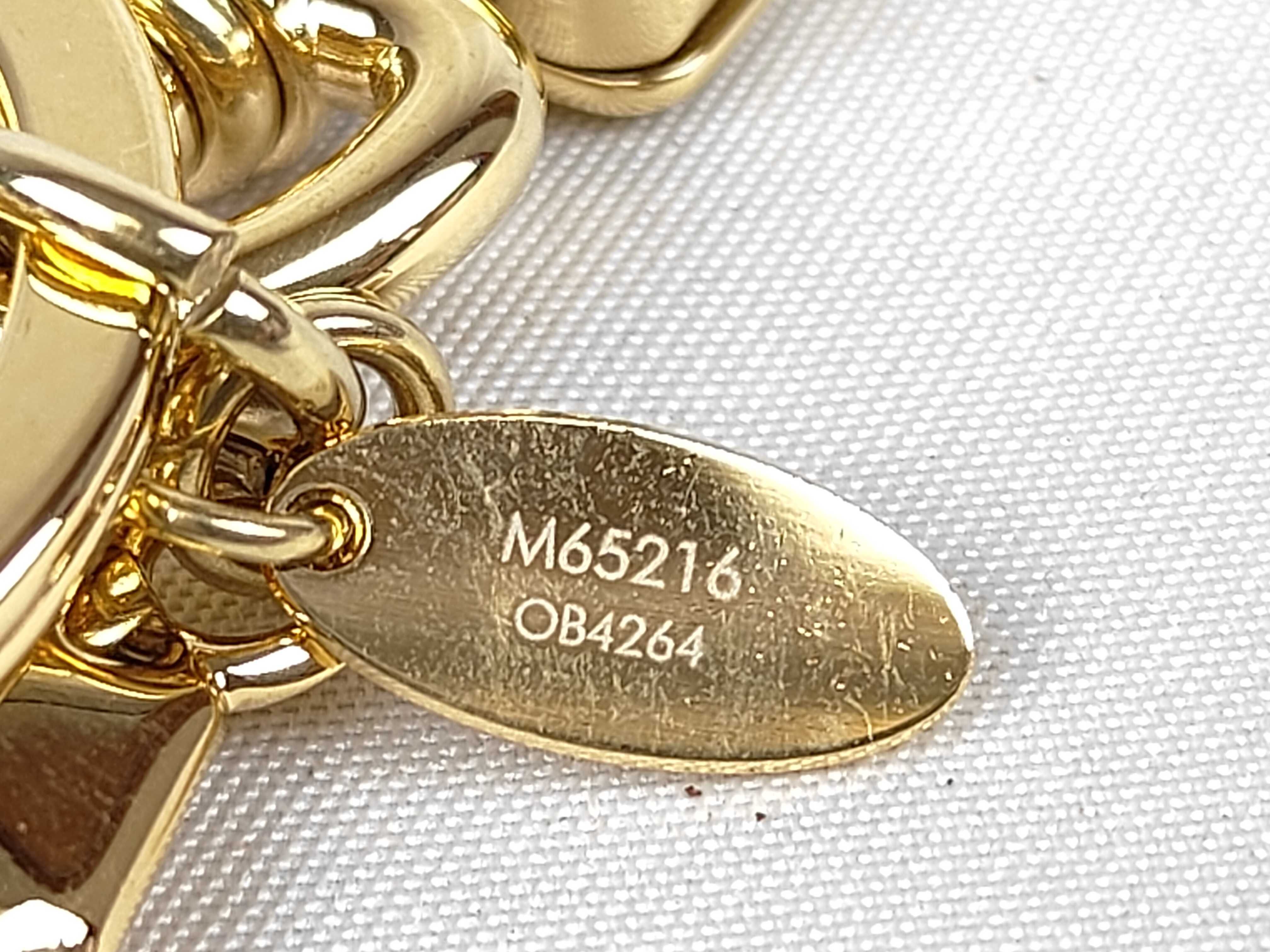 Keychain - LV Faceted Gold Key Case/Keychain — view 4