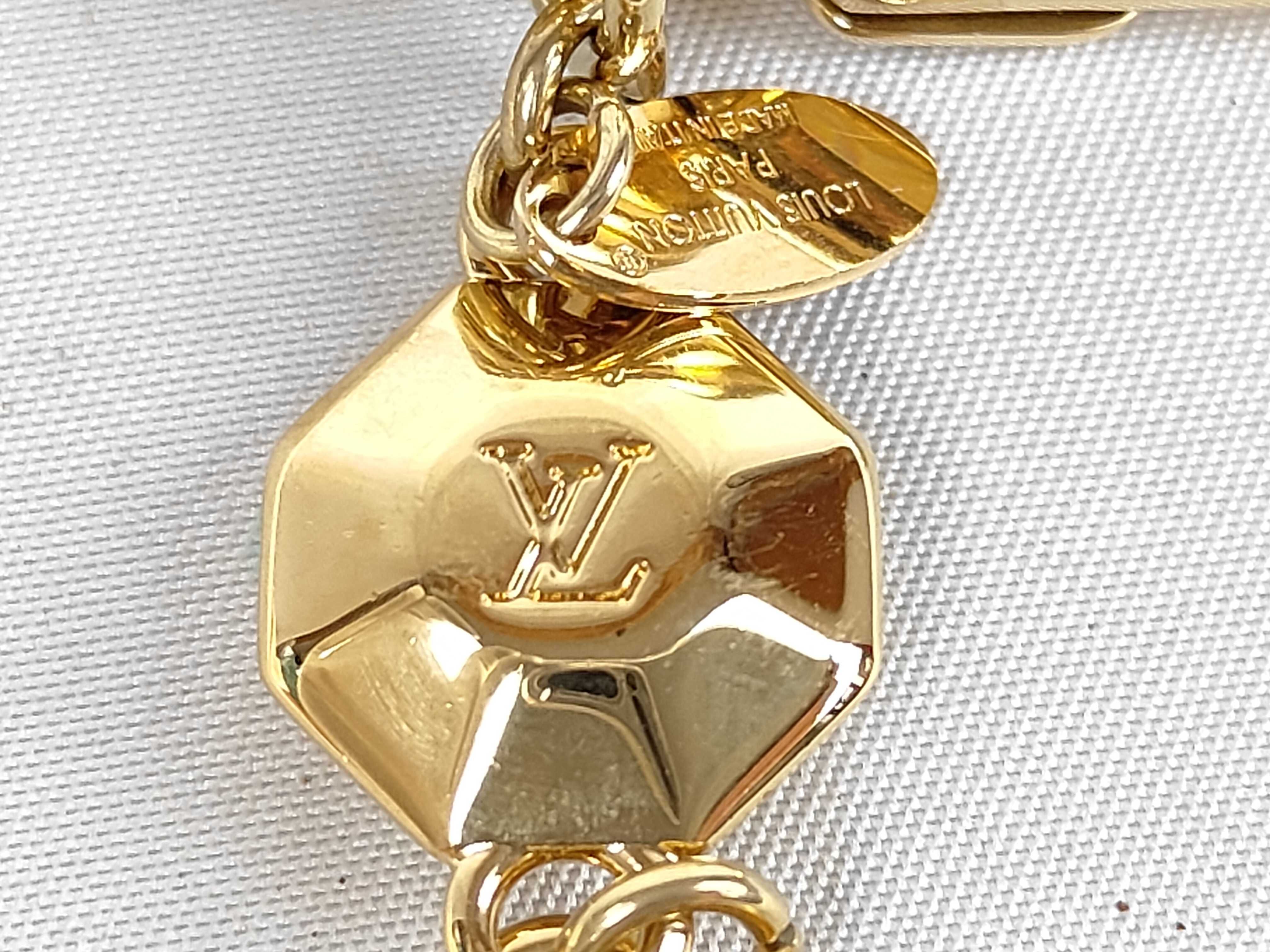 Keychain - LV Faceted Gold Key Case/Keychain — view 6