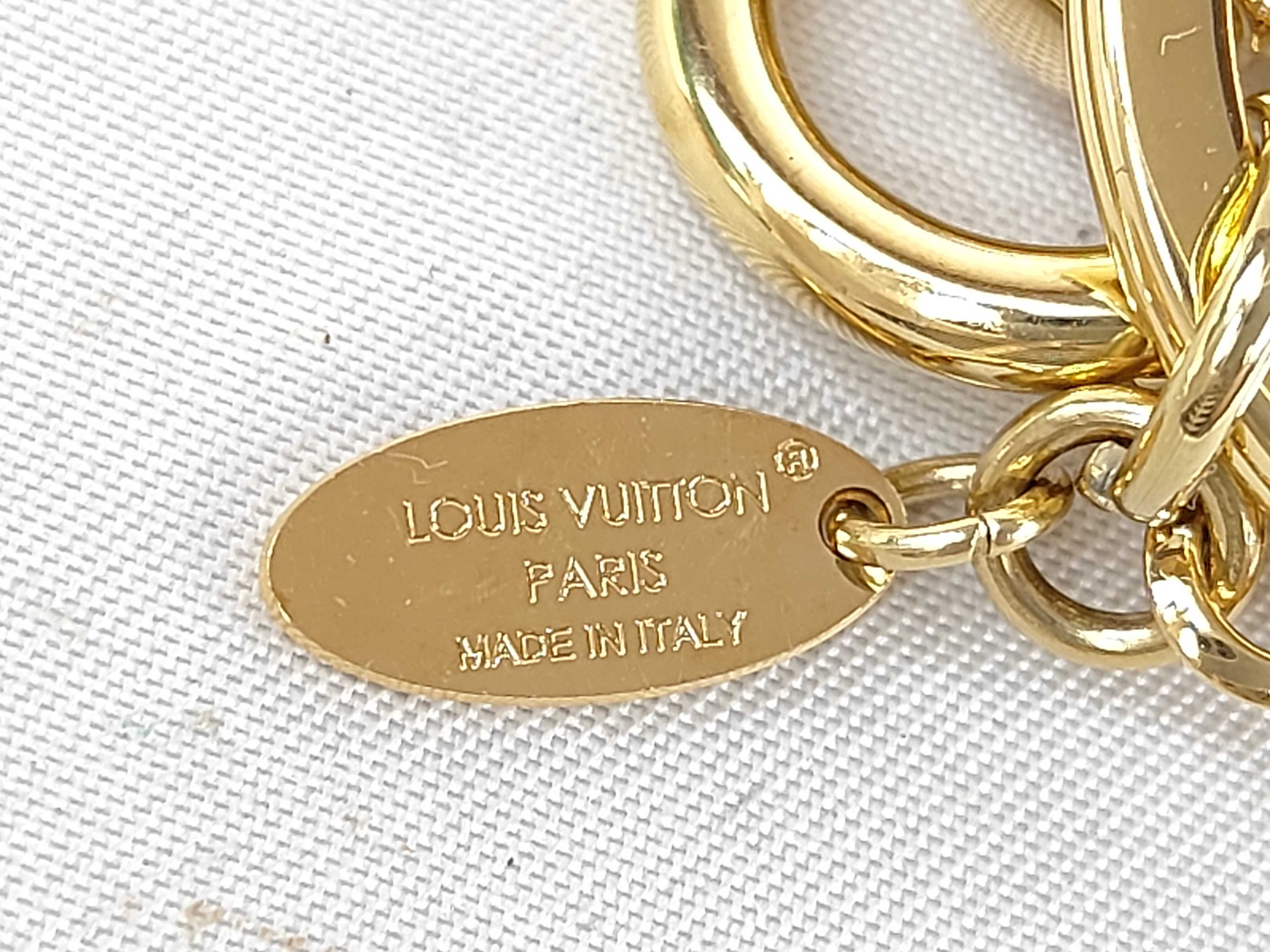 Keychain - LV Faceted Gold Key Case/Keychain — view 8