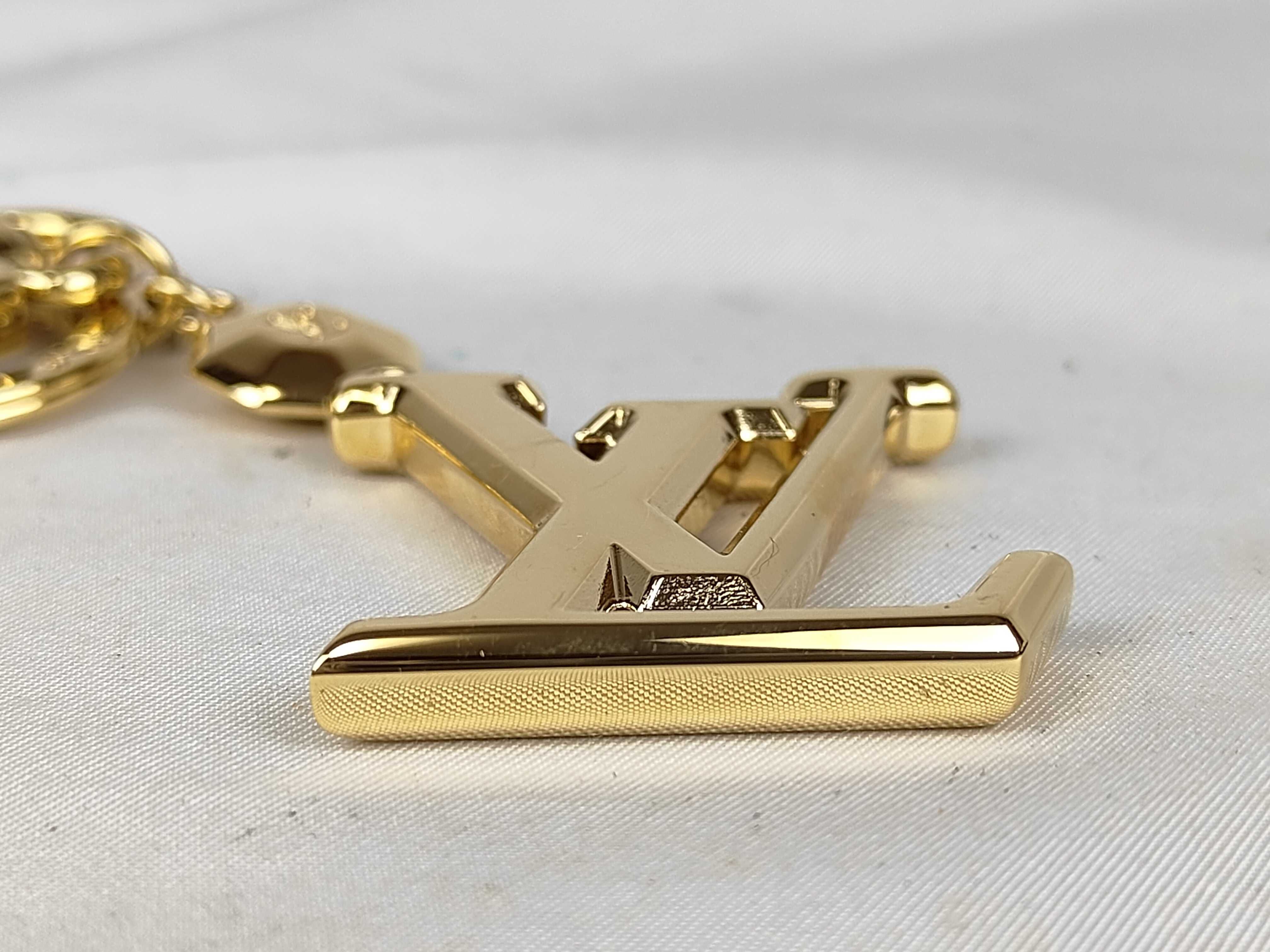 Keychain - LV Faceted Gold Key Case/Keychain — view 9