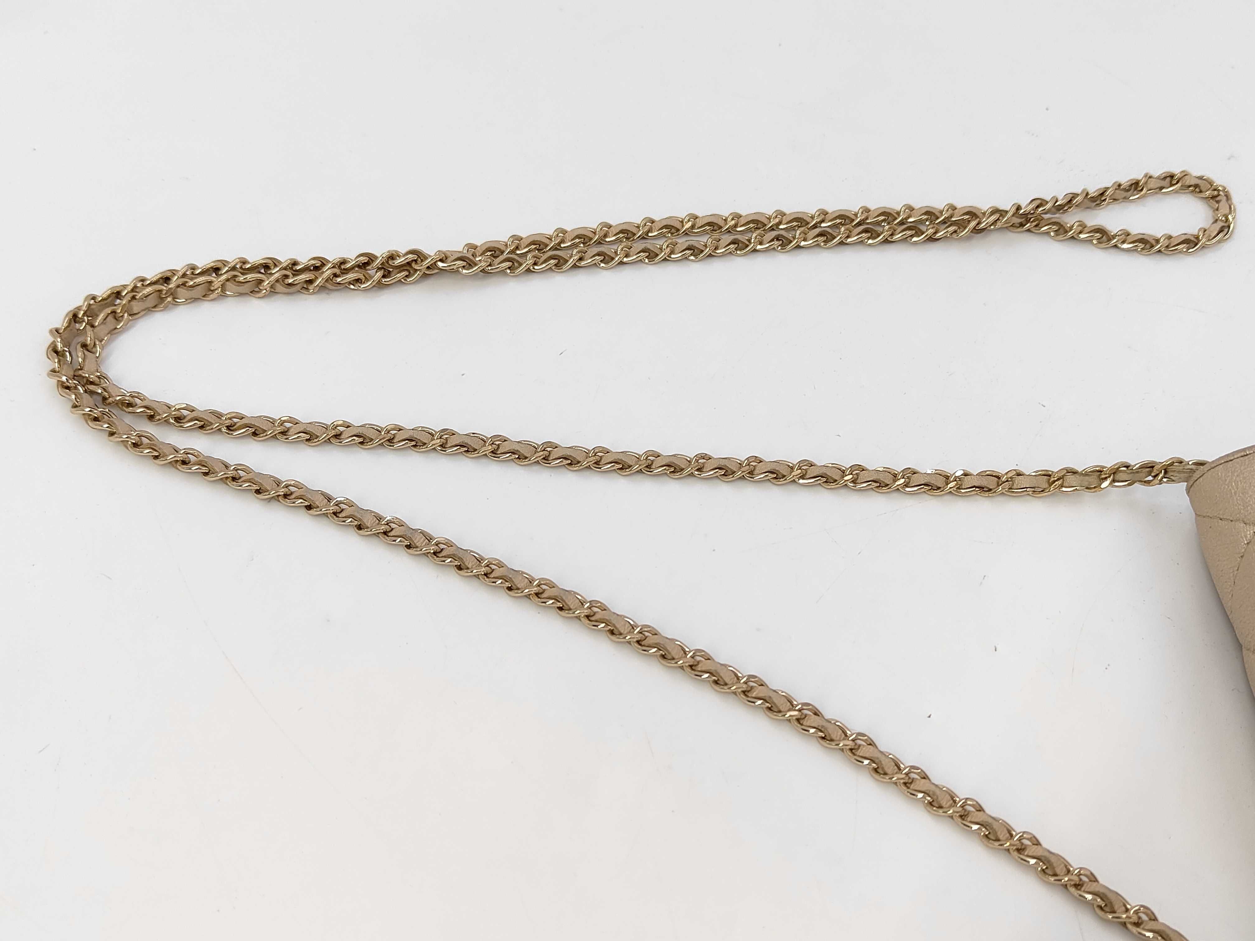 Mini Wallet Chain Shoulder Bag (Gold) — view 5