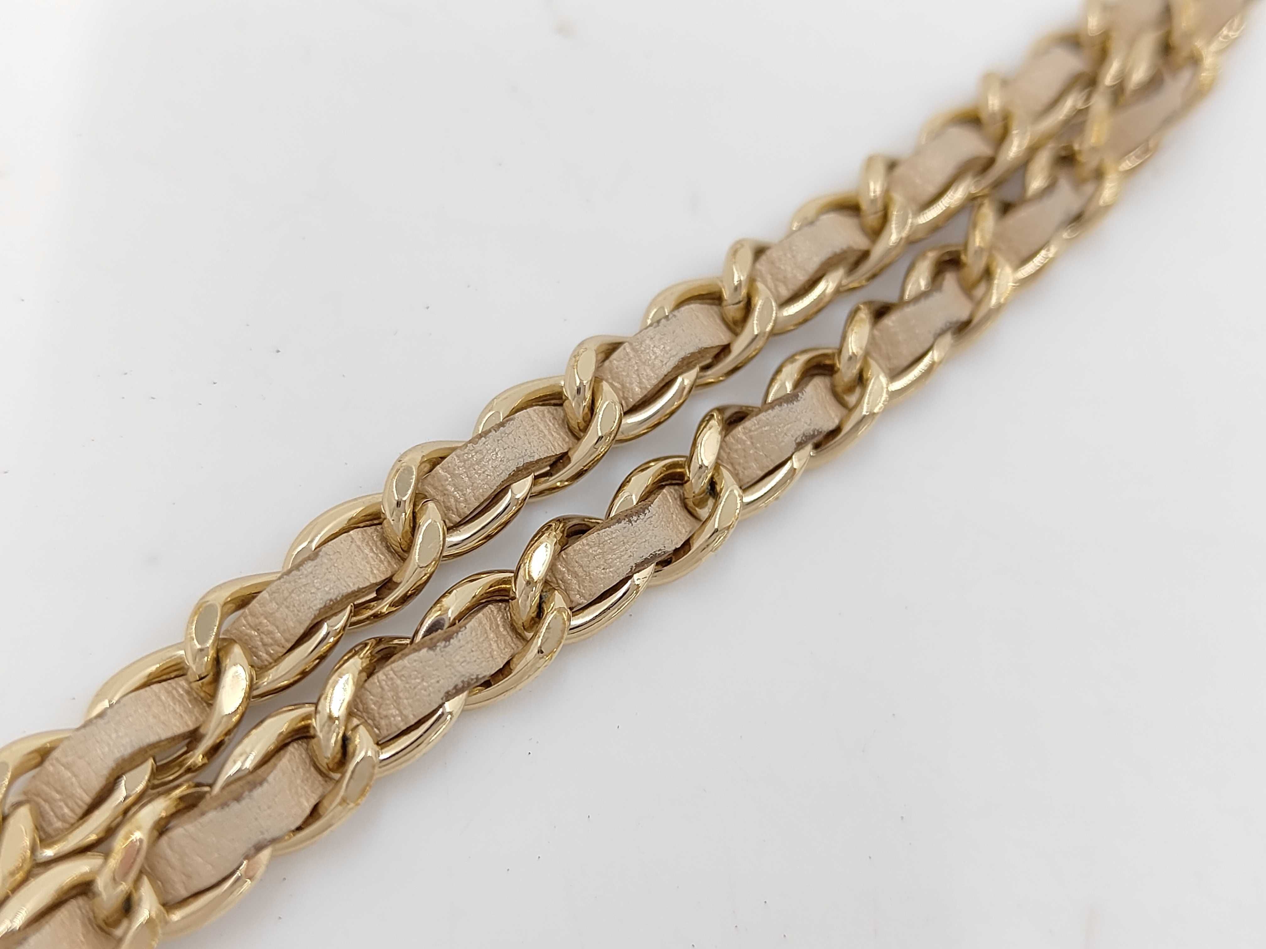 Mini Wallet Chain Shoulder Bag (Gold) — view 6