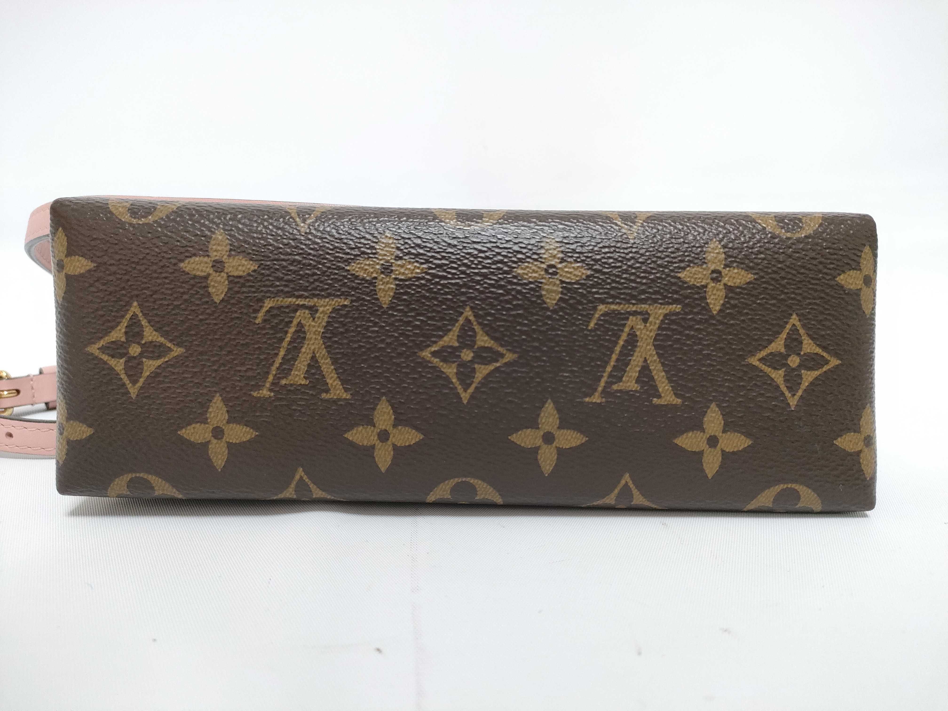 Monogram Louis Vuitton Monogram Pink Lockit M44080 Shoulder Bag — view 3