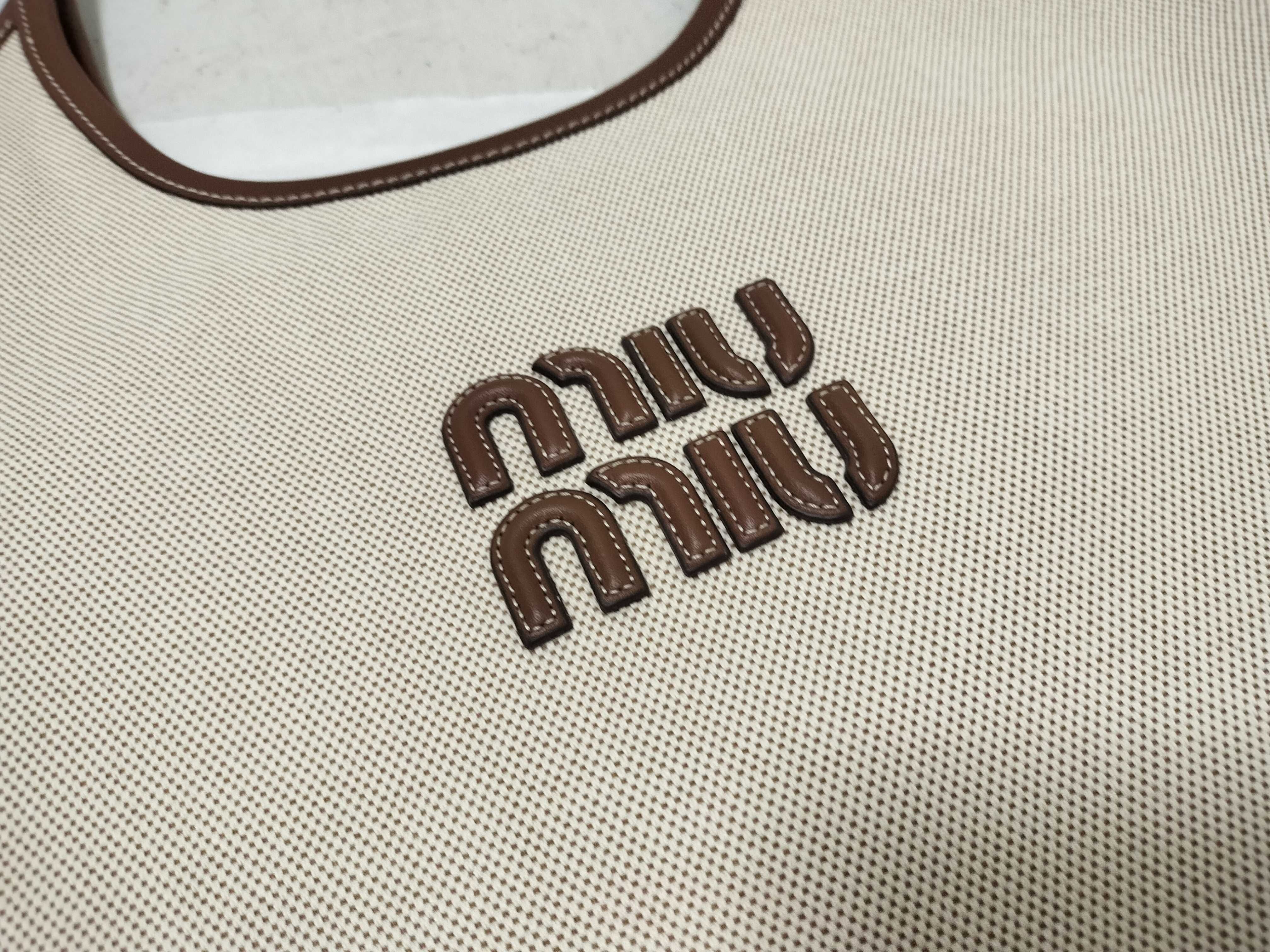 Ivy Canvas x Leather Tote Bag 5BG231 Tote Bag — view 12