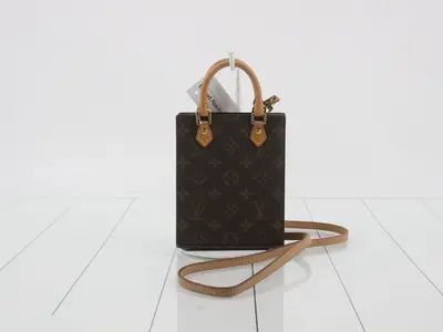 Monogram Petite Sac Plat 2-Way Shoulder/Handbag