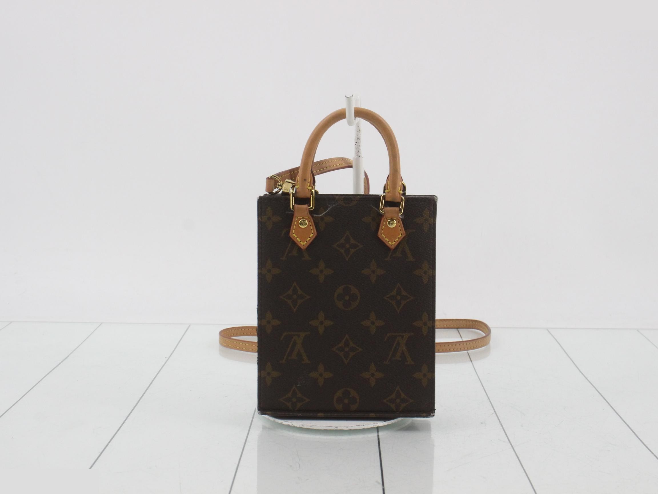 Monogram Petite Sac Plat 2-Way Shoulder/Handbag — view 2