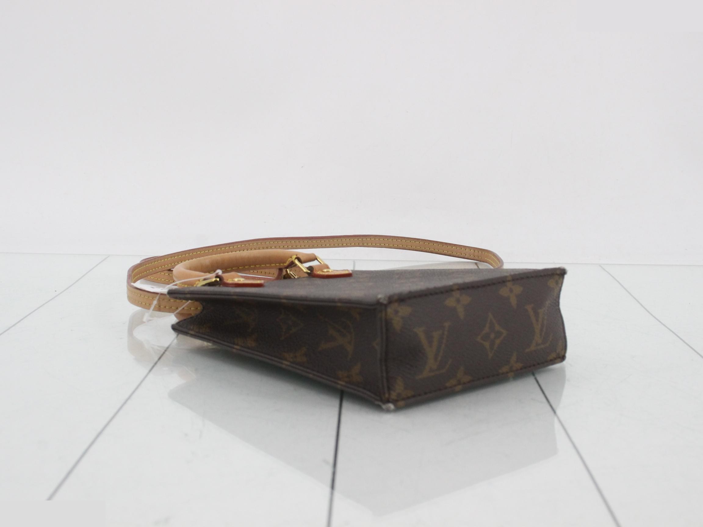 Monogram Petite Sac Plat 2-Way Shoulder/Handbag — view 5