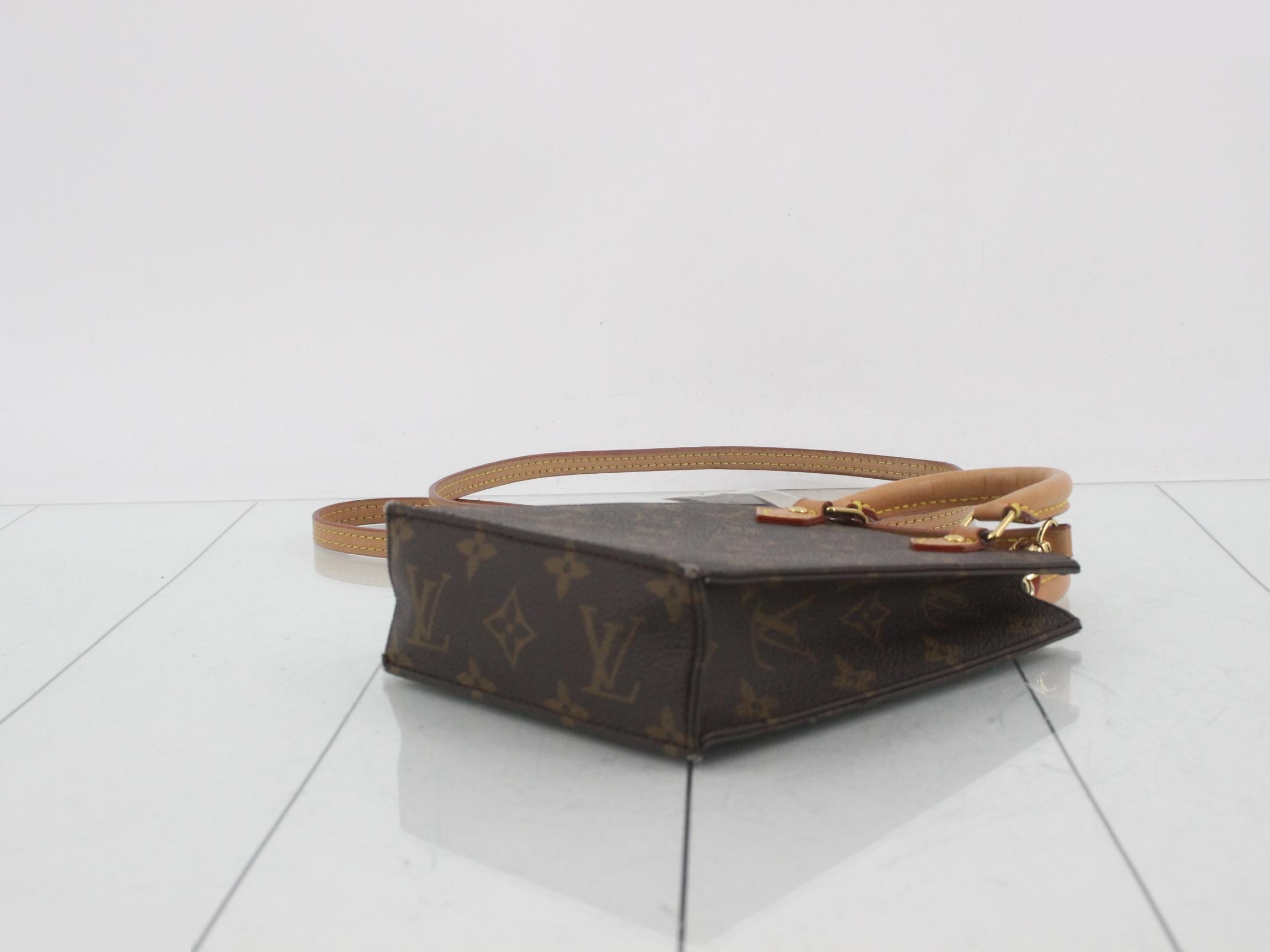 Monogram Petite Sac Plat 2-Way Shoulder/Handbag — view 6