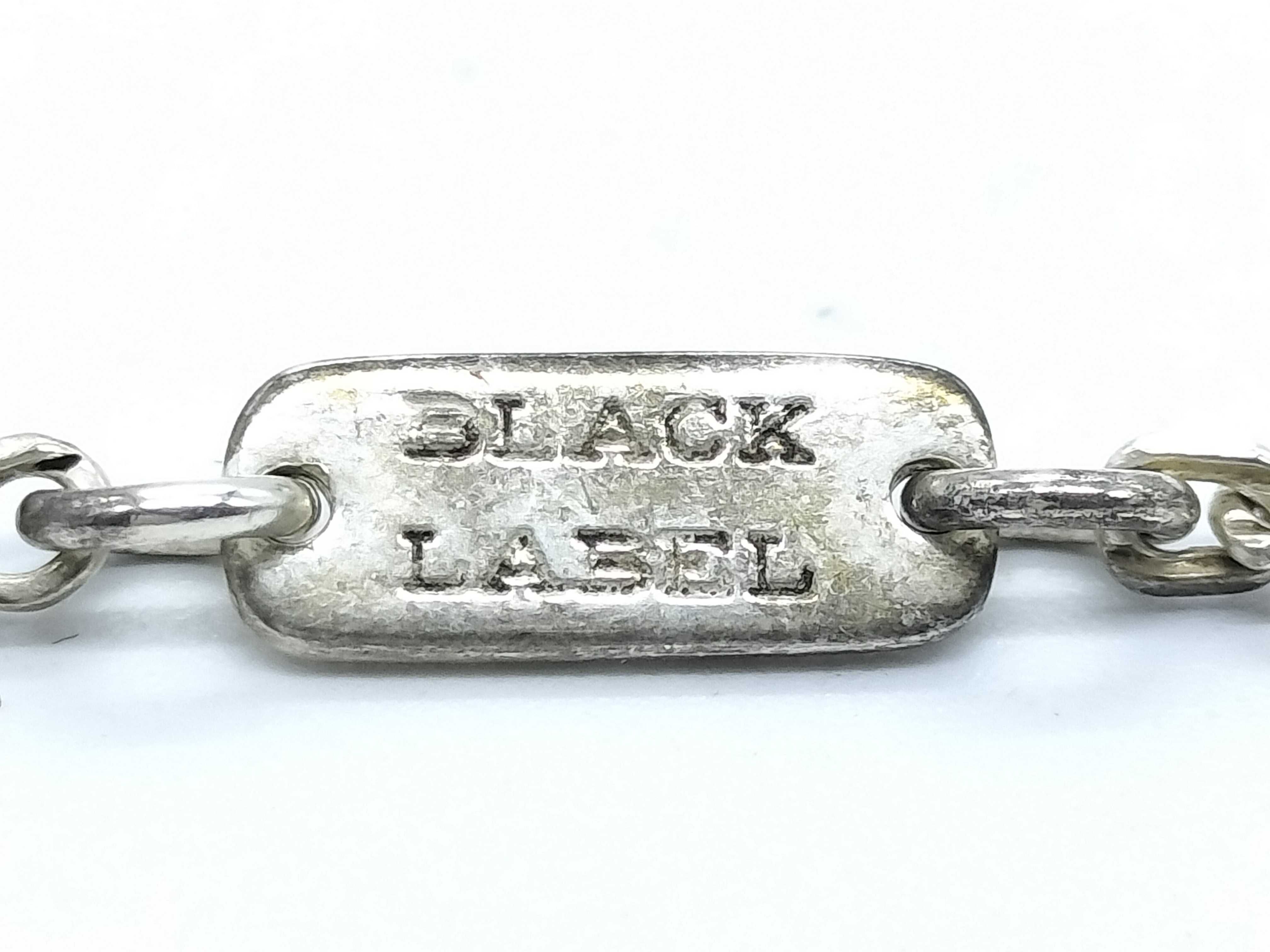 Black Label SV925 Pendant Logo Nova Check 15.1g Necklace — view 5