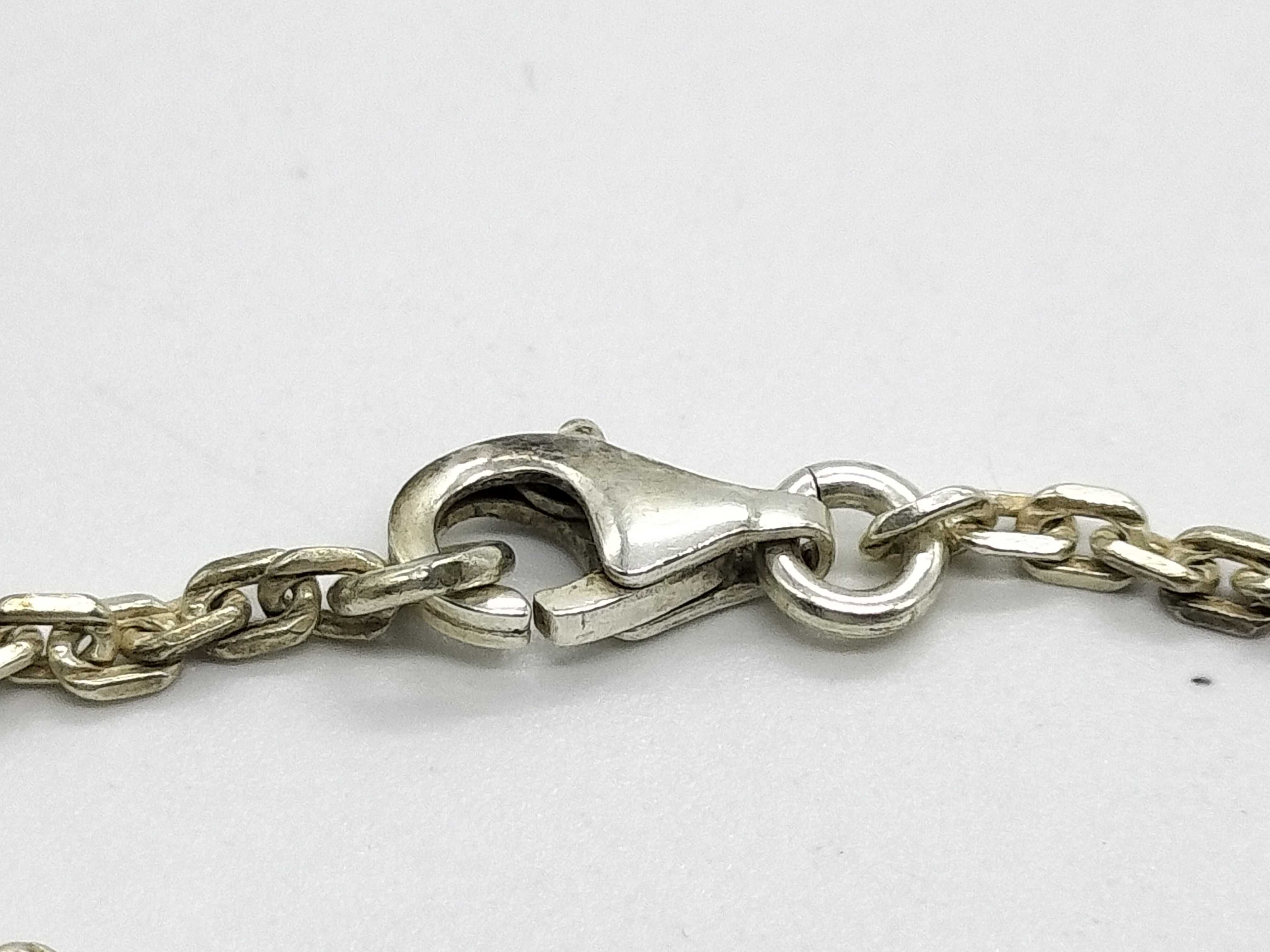 Black Label SV925 Pendant Logo Nova Check 15.1g Necklace — view 7