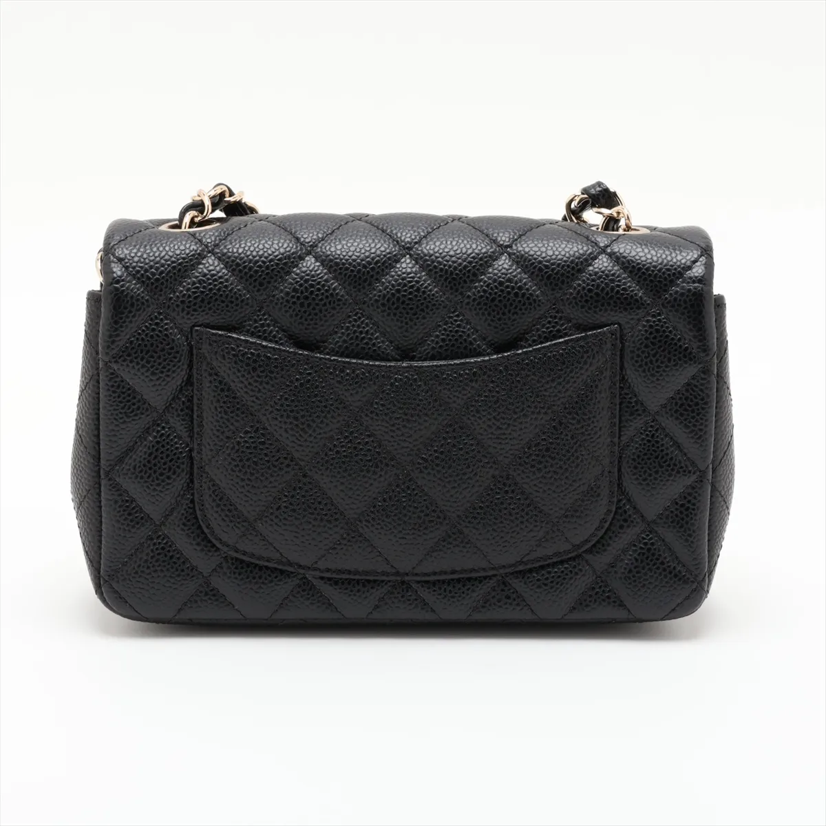 [Individually packaged] Chanel Mini Matelassé 20 Caviar Skin Single Flap Single Chain Bag Black Gold Hardware A69900 — view 2