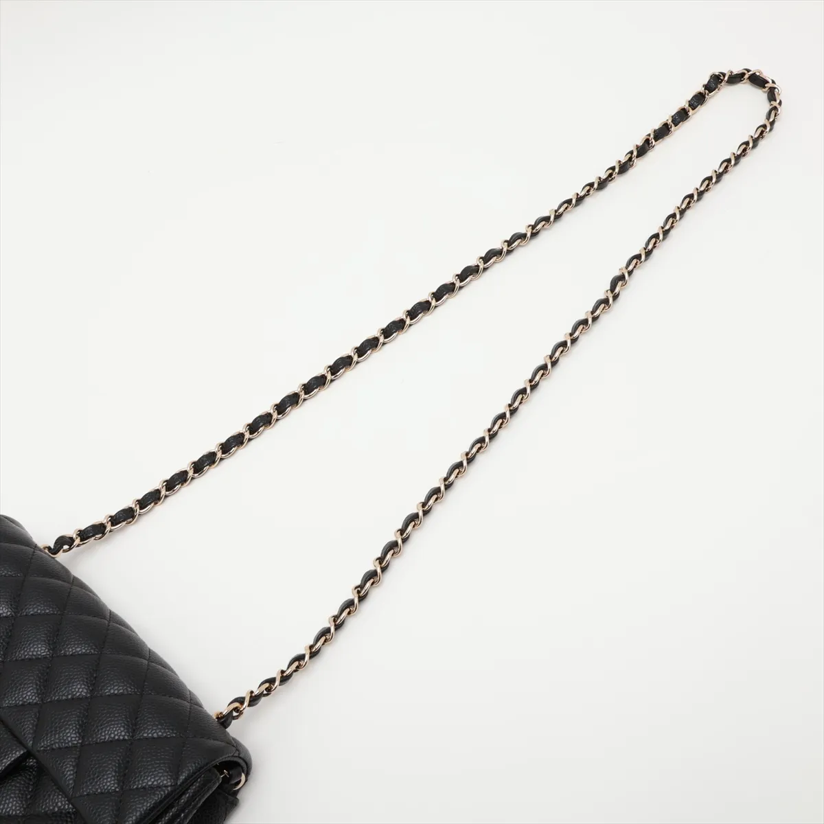 [Individually packaged] Chanel Mini Matelassé 20 Caviar Skin Single Flap Single Chain Bag Black Gold Hardware A69900 — view 5