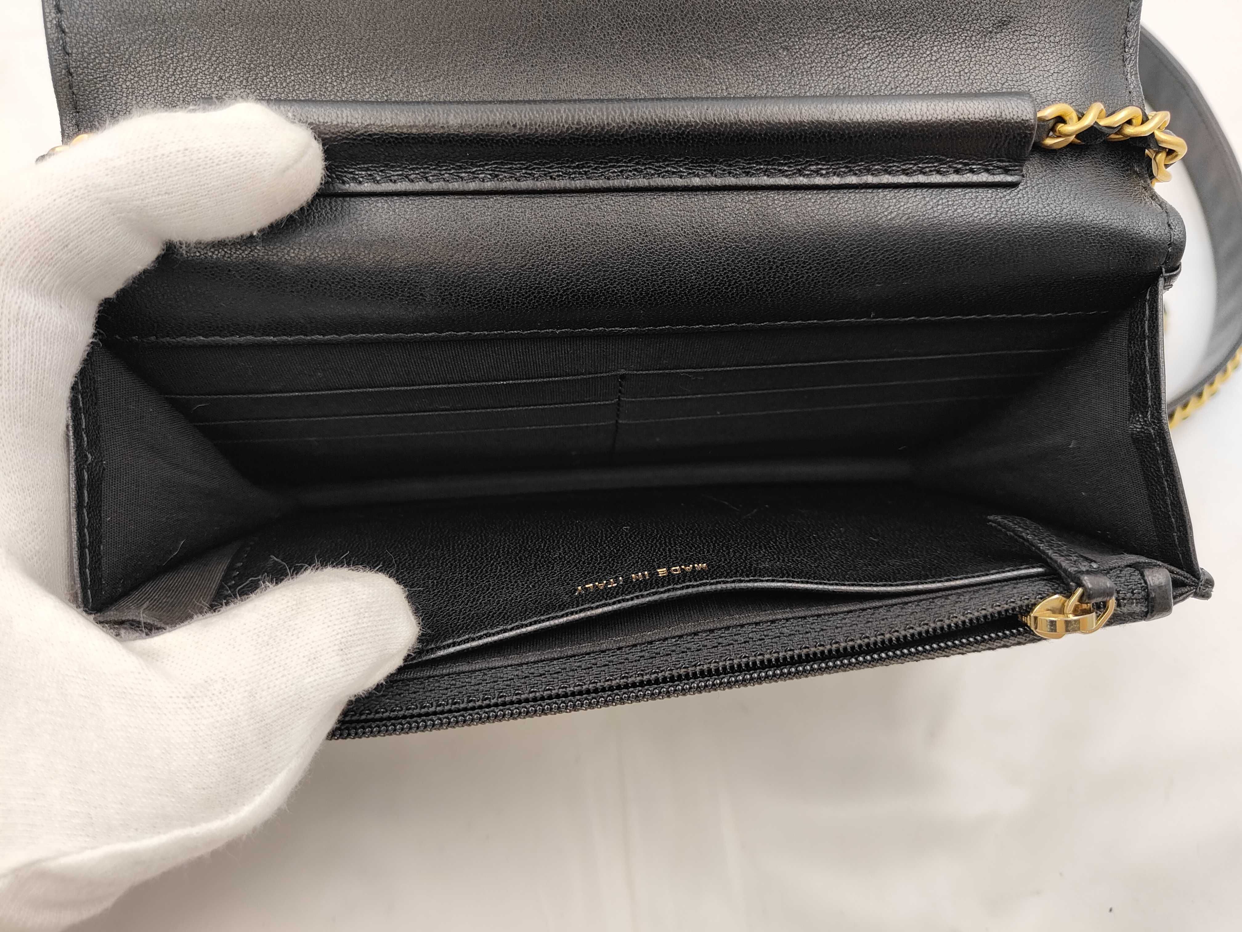 Matelassé Chain Shoulder Wallet, Lambskin, 28445874 (Wallet) — view 9