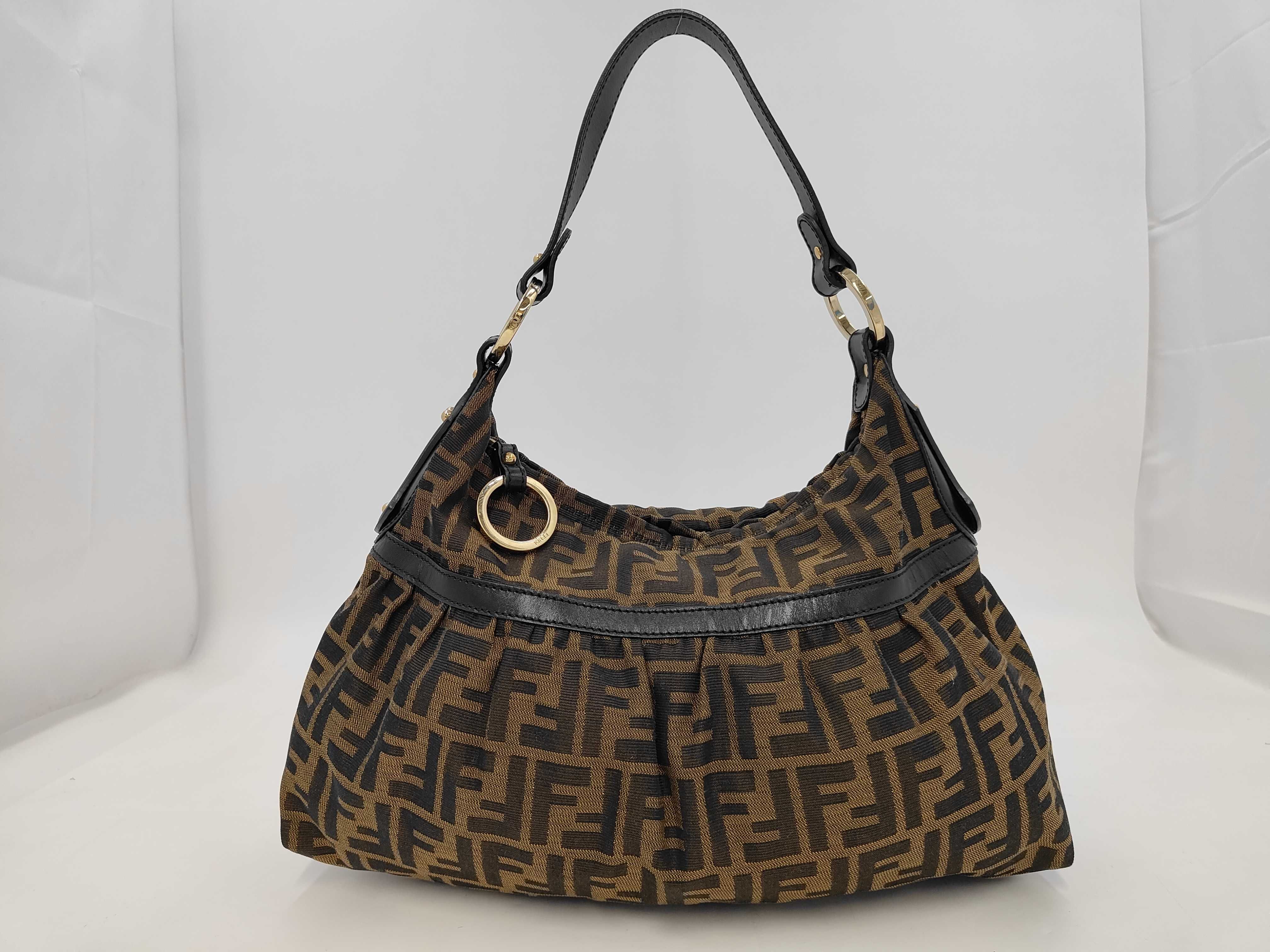 Zucca pattern semi-shoulder bag