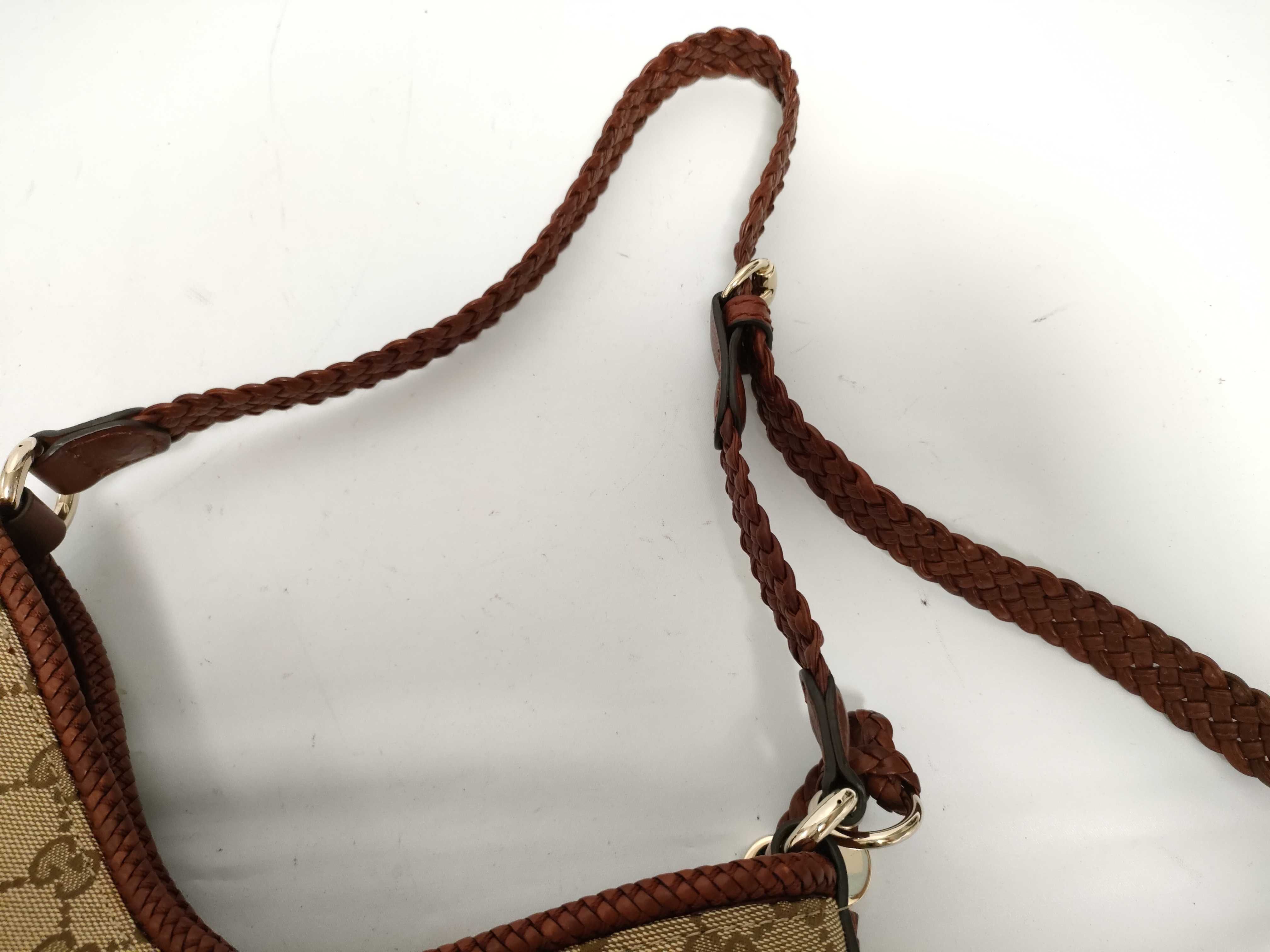 GG Canvas Leather Marrakech Shoulder Bag — view 3
