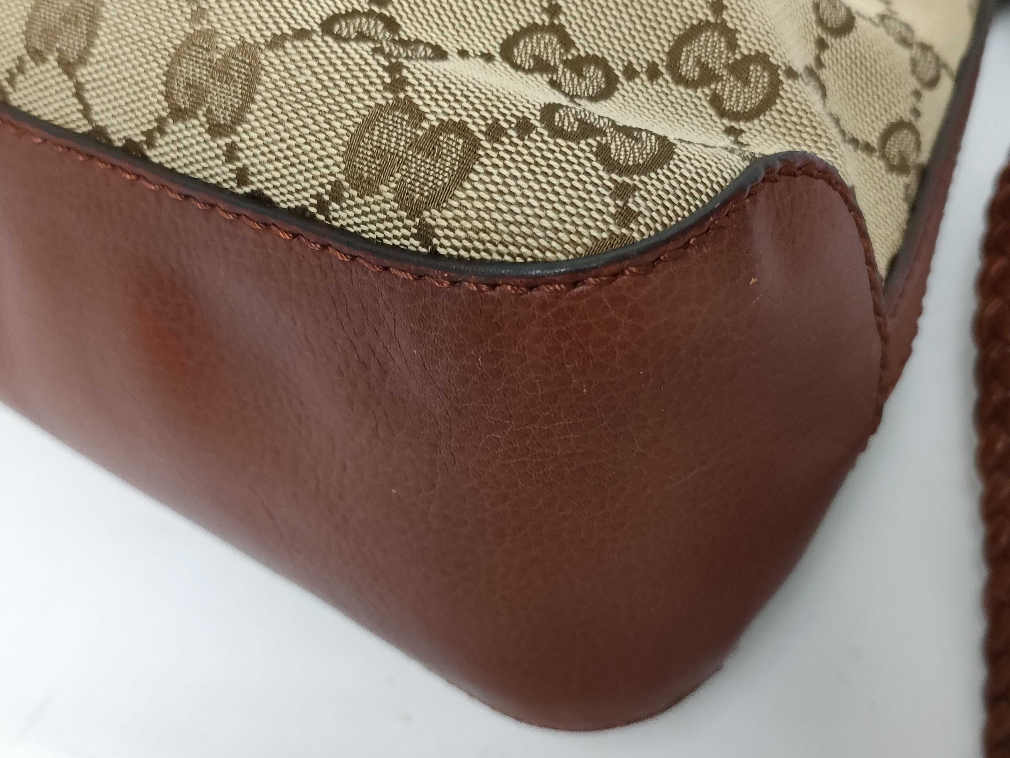 GG Canvas Leather Marrakech Shoulder Bag — view 6