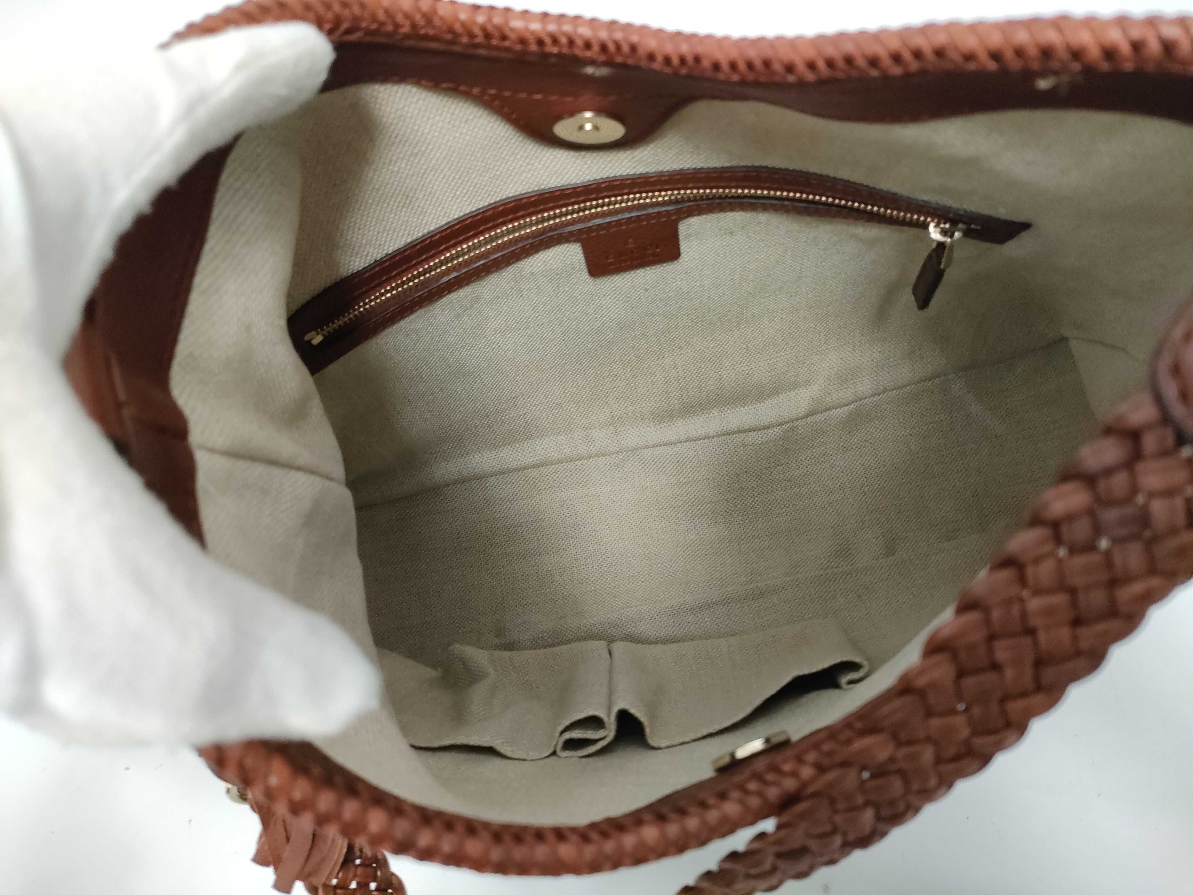 GG Canvas Leather Marrakech Shoulder Bag — view 8